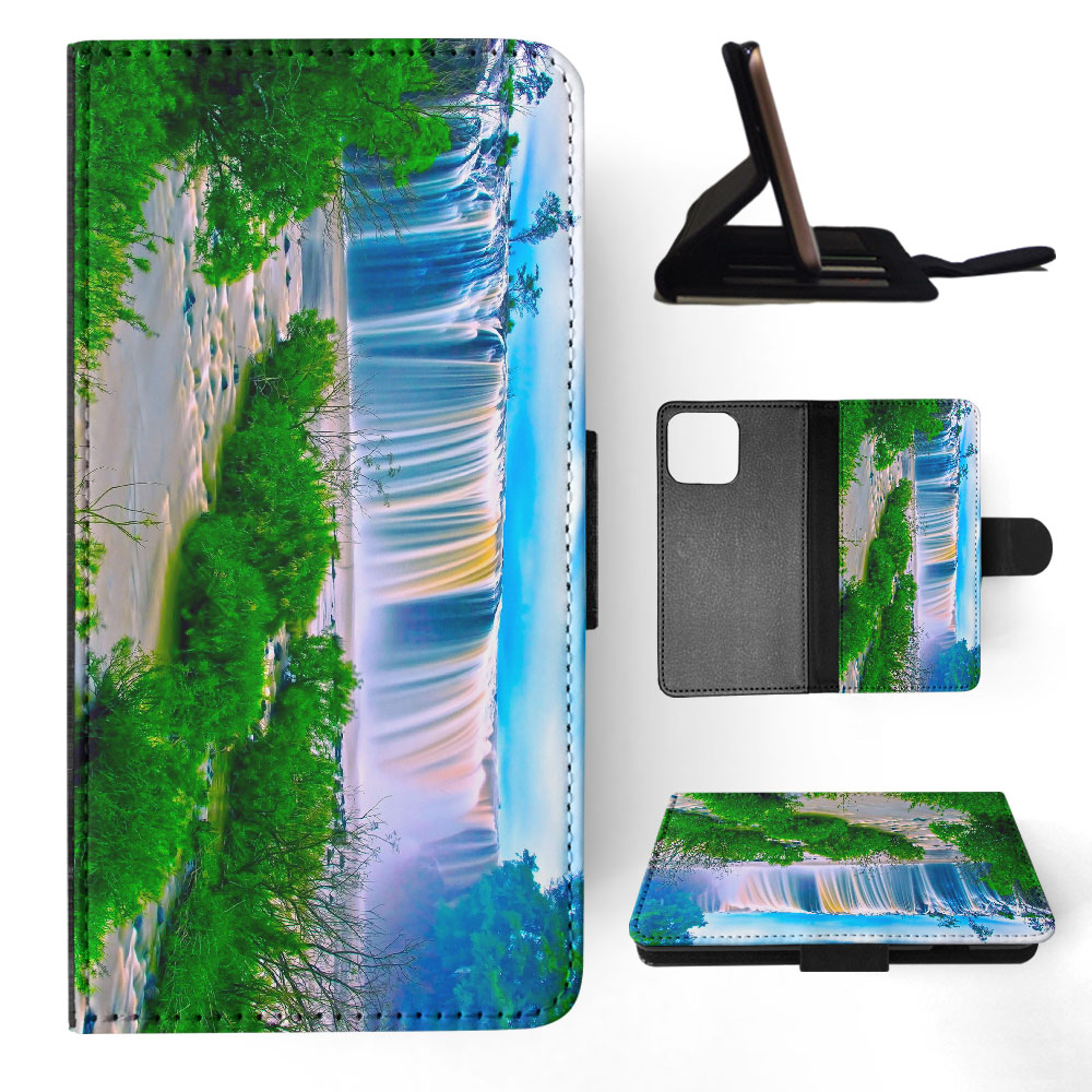 FLIP CASE FOR APPLE IPHONE|WATERFALL RIVER LAKE 5 - Picture 26 of 193