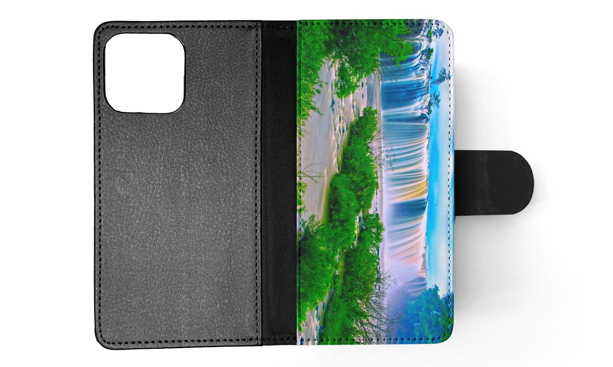 FLIP CASE FOR APPLE IPHONE|WATERFALL RIVER LAKE 5 - Picture 29 of 193
