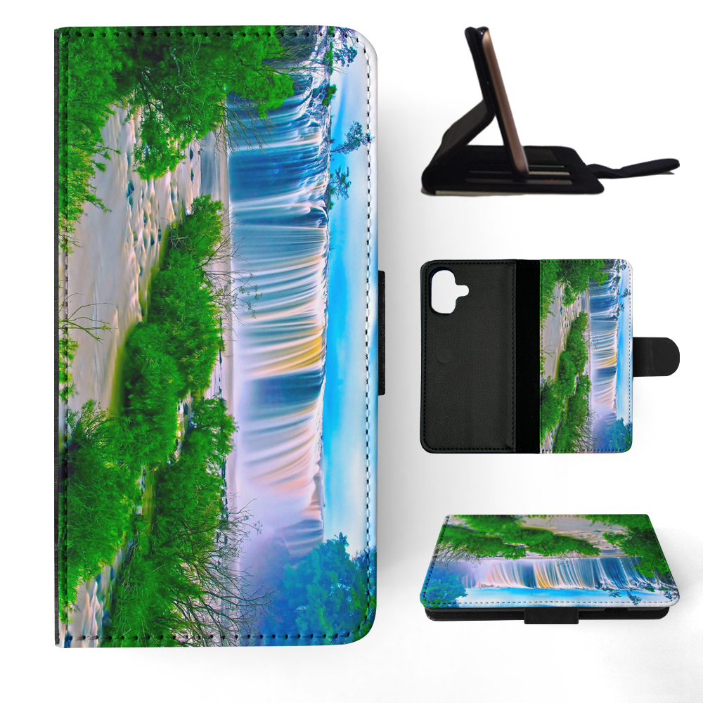 FLIP CASE FOR APPLE IPHONE|WATERFALL RIVER LAKE 5 - Picture 21 of 193