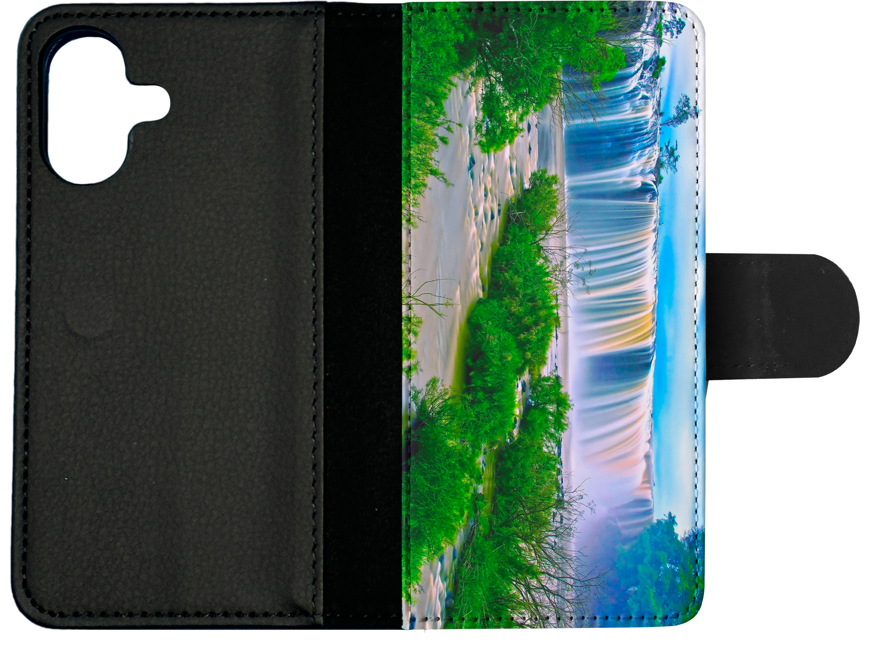 FLIP CASE FOR APPLE IPHONE|WATERFALL RIVER LAKE 5 - Picture 24 of 193