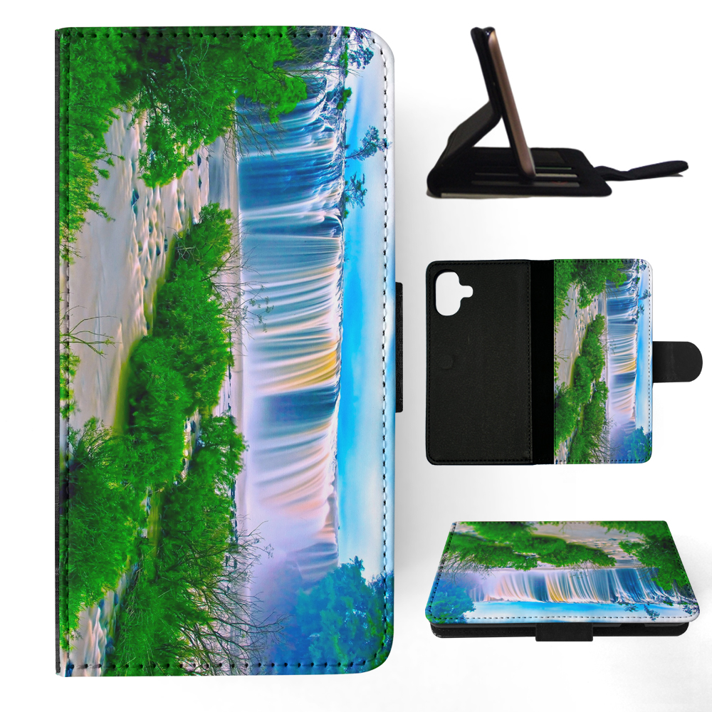 FLIP CASE FOR APPLE IPHONE|WATERFALL RIVER LAKE 5 - Picture 16 of 193
