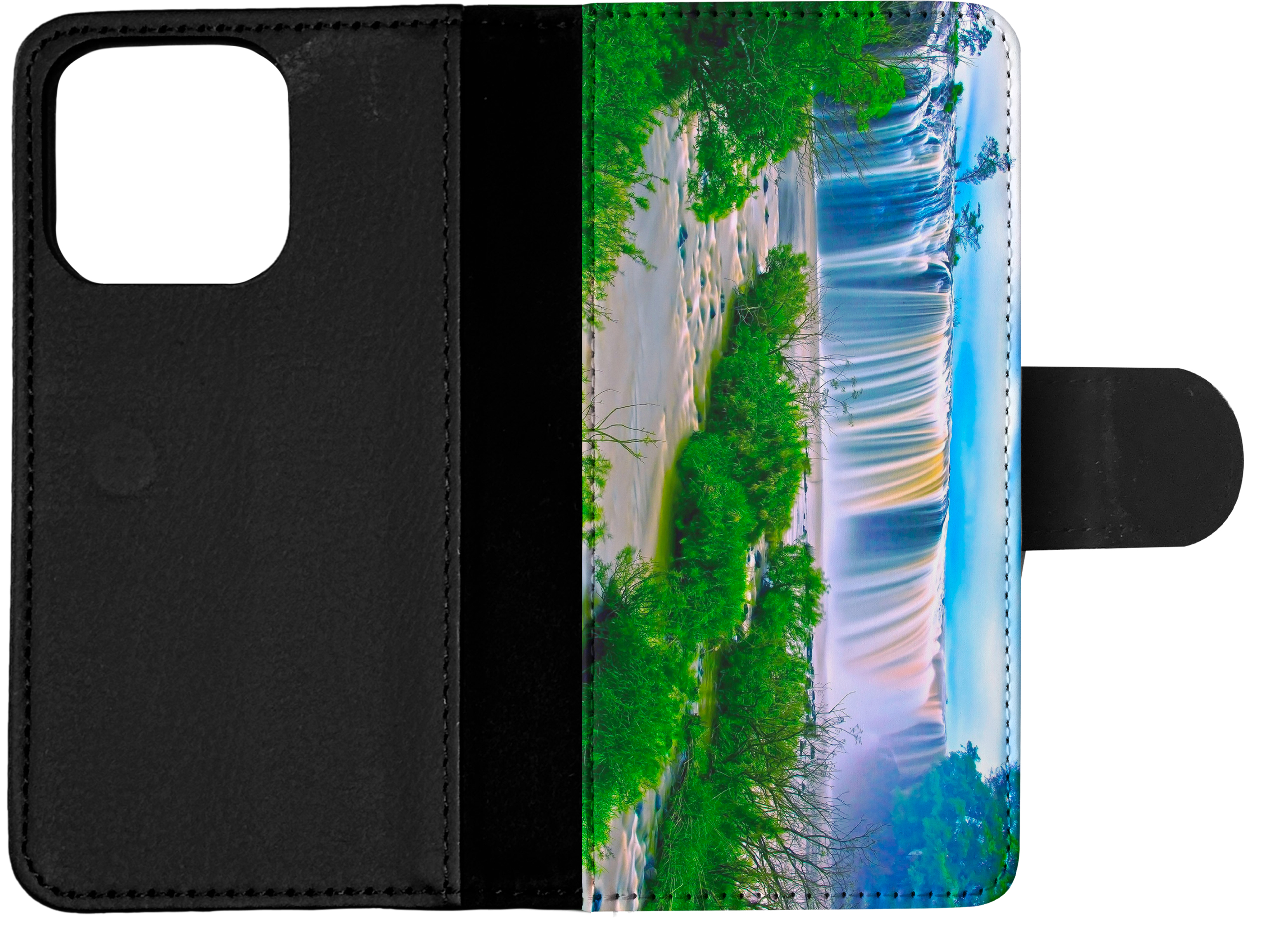 FLIP CASE FOR APPLE IPHONE|WATERFALL RIVER LAKE 5 - Picture 14 of 193