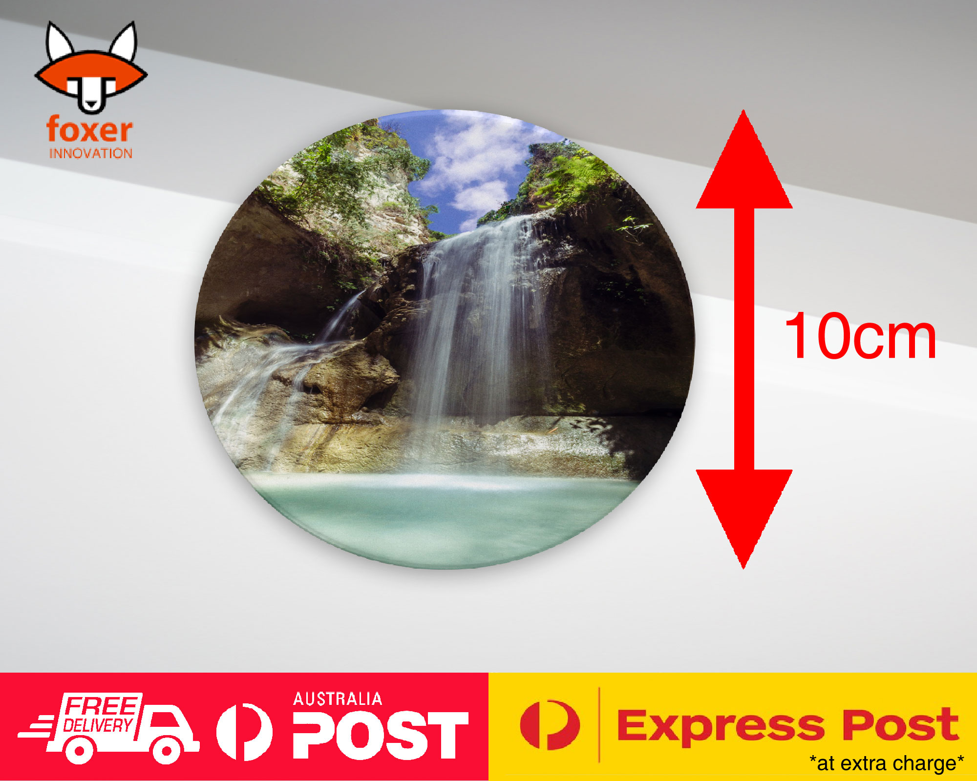 COASTER COFFEE DRINKING MAT|WATERFALL RIVER LAKE 17