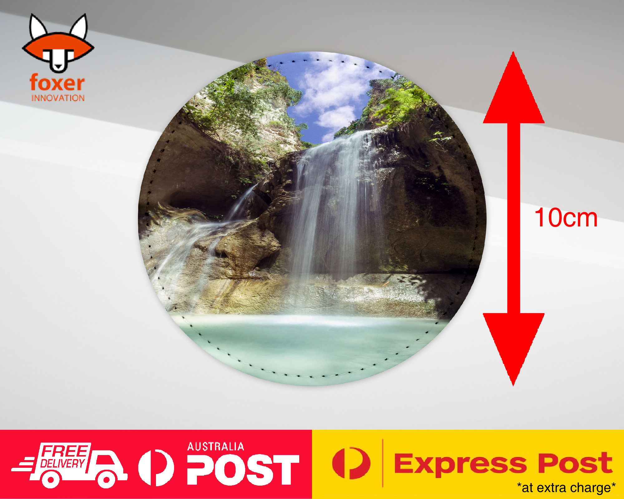 COASTER COFFEE DRINKING MAT|WATERFALL RIVER LAKE 17