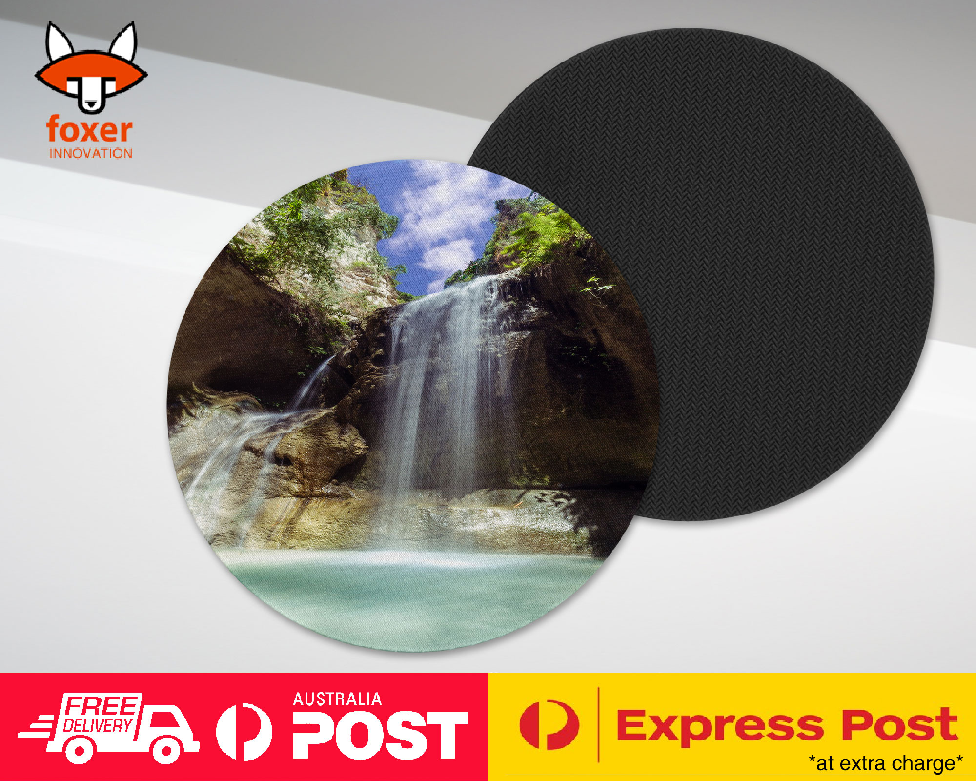 COASTER COFFEE DRINKING MAT|WATERFALL RIVER LAKE 17