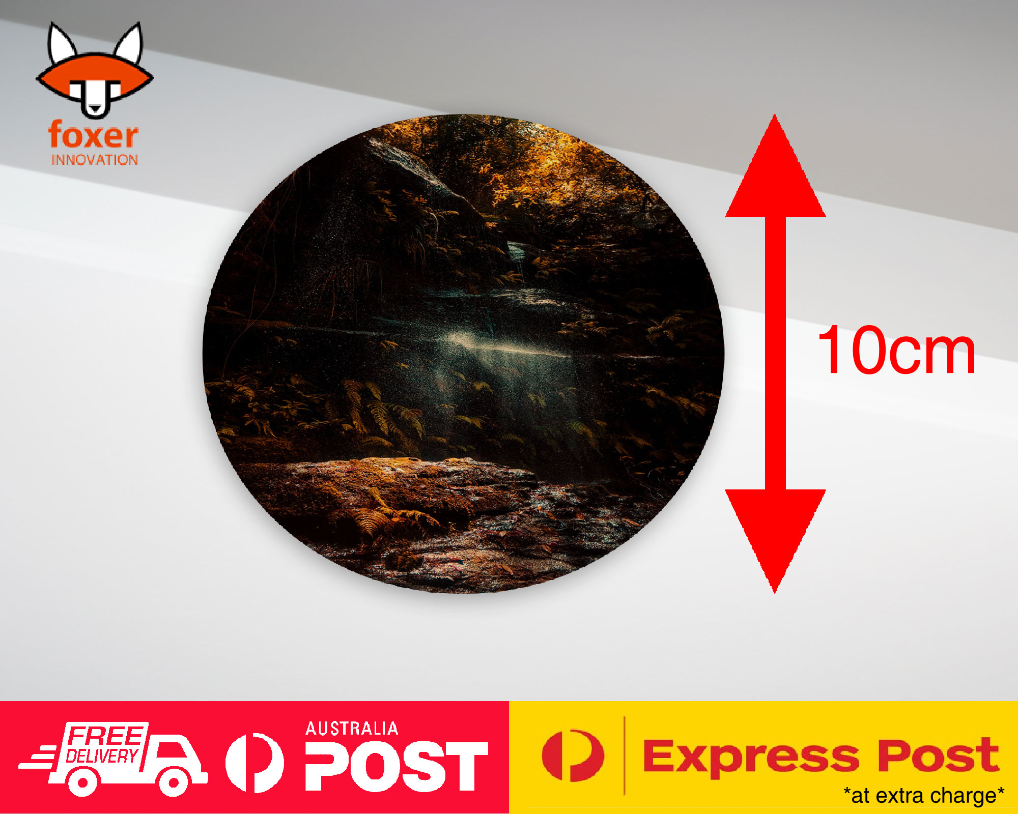 COASTER COFFEE DRINKING MAT|WATERFALL RIVER LAKE 18