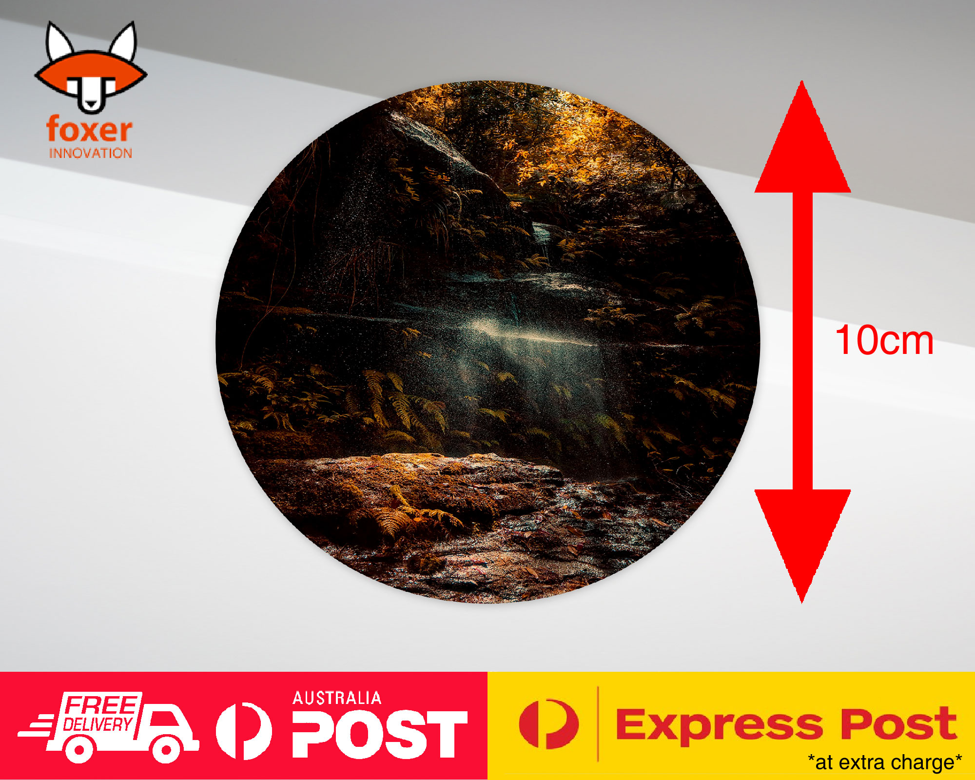 COASTER COFFEE DRINKING MAT|WATERFALL RIVER LAKE 18