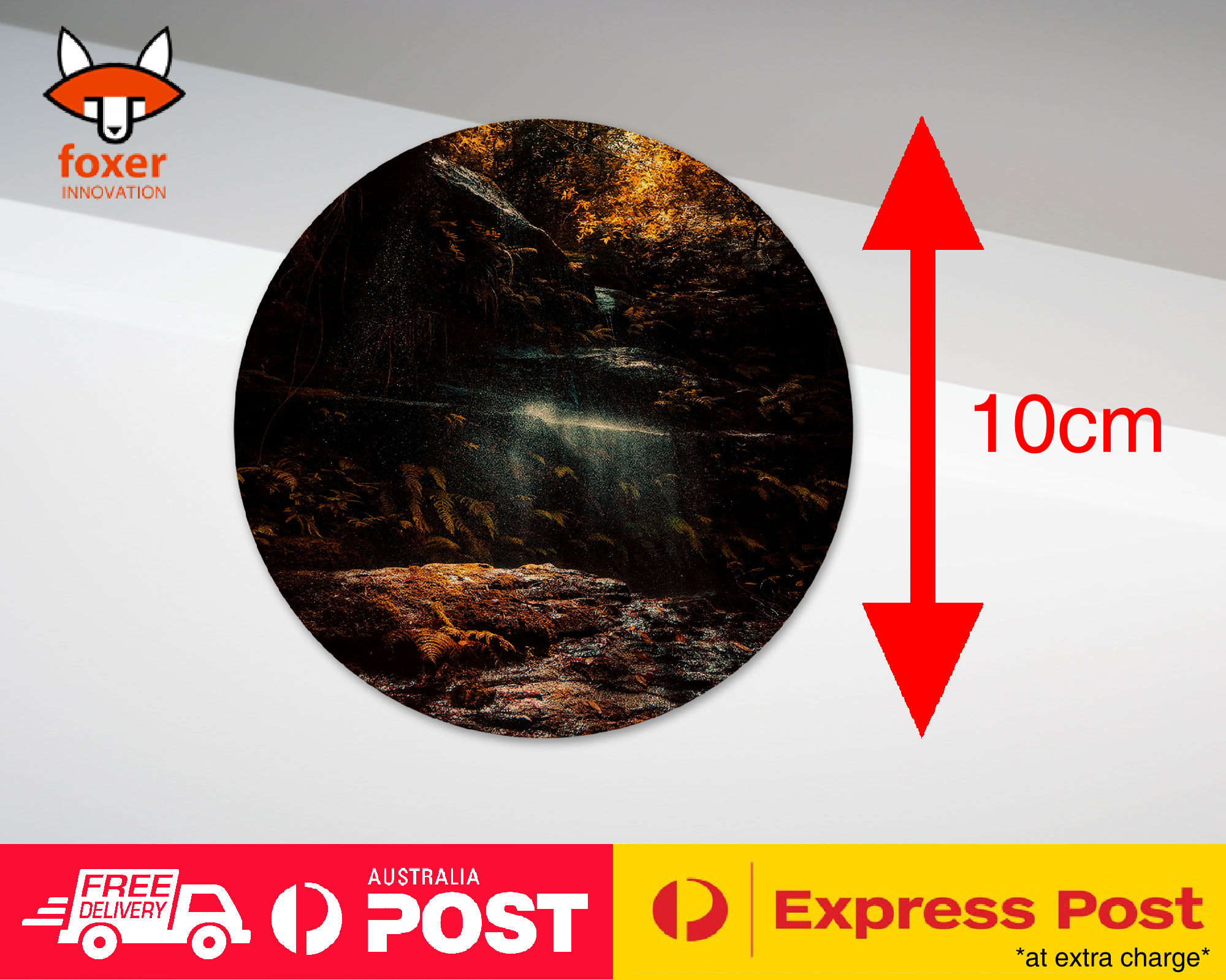 COASTER COFFEE DRINKING MAT|WATERFALL RIVER LAKE 18