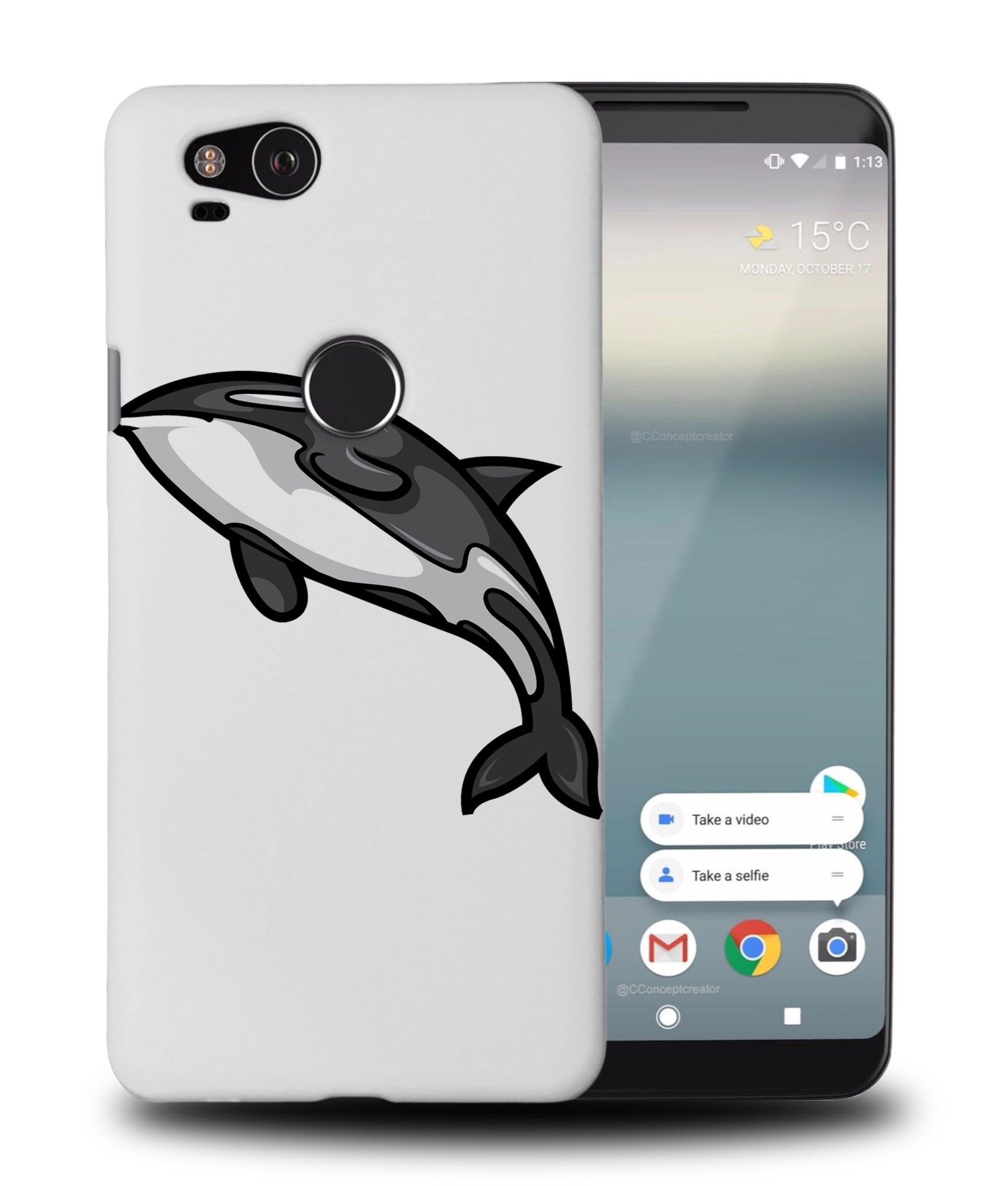 FUNDA FUNDA PARA GOOGLE PIXEL|DELFÍN BALLENA - Imagen 9 de 11