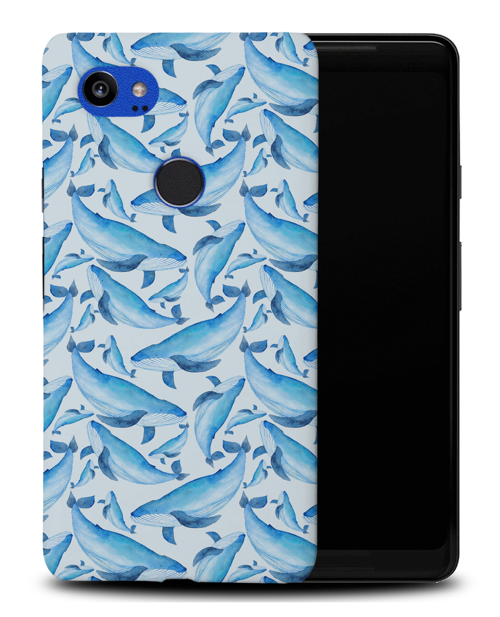 CASE COVER FOR GOOGLE PIXEL|WATERCOLOR WHALE PATTERN 1 - Picture 8 of 11