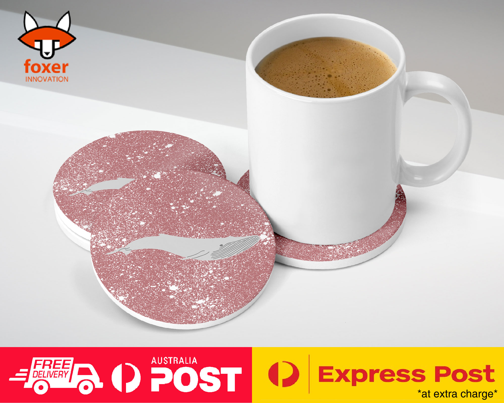 COASTER COFFEE DRINKING MAT|WHALE 3 - Imagen 10 de 21