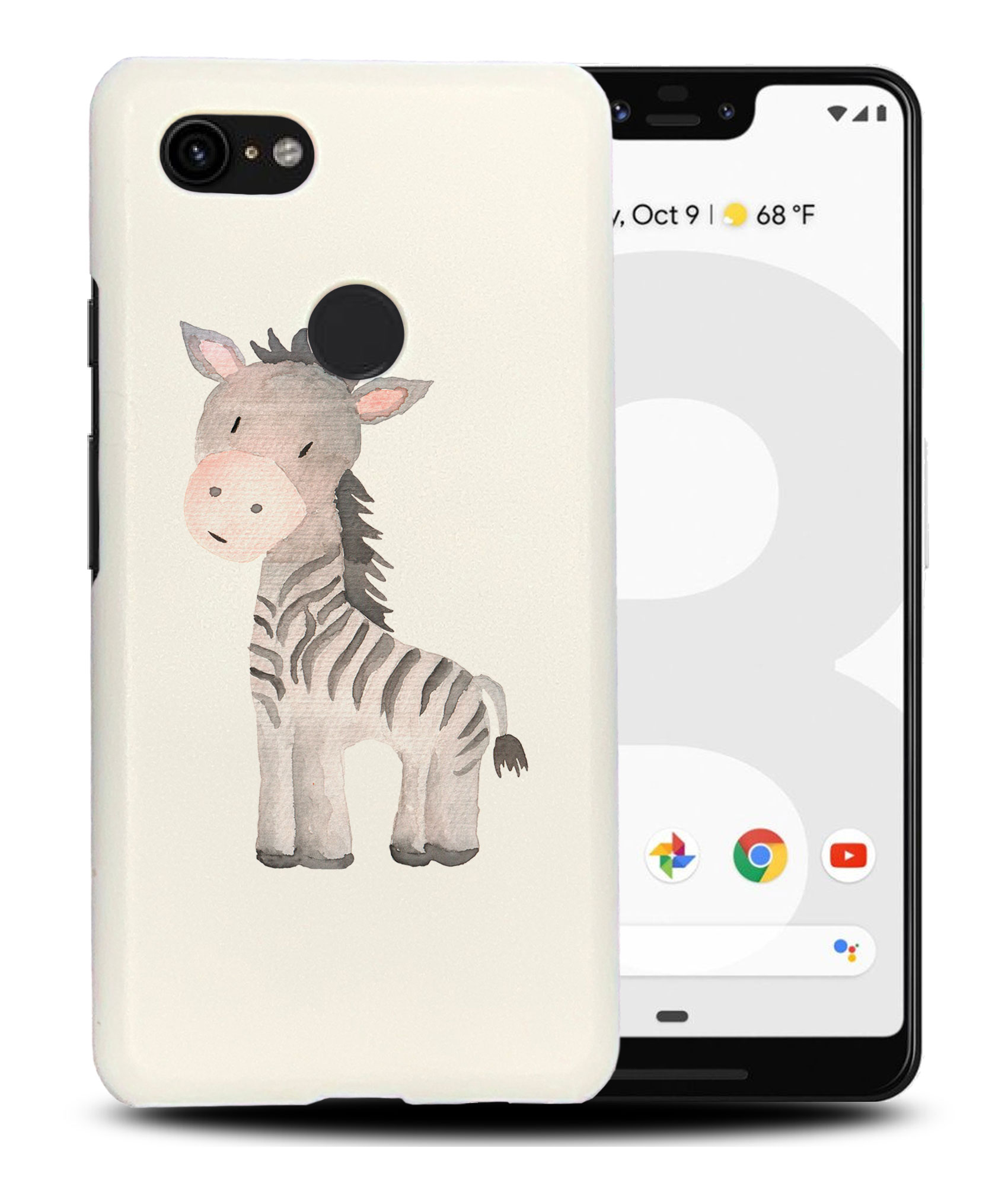 CASE COVER FOR GOOGLE PIXEL|WATERCOLOR ZEBRA 1 - Picture 6 of 11