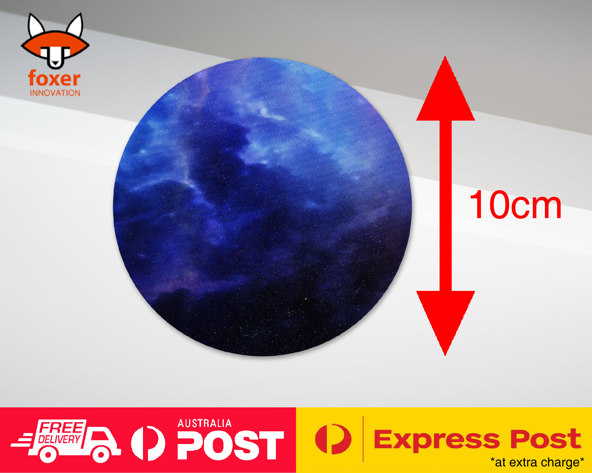 COASTER COFFEE DRINKING MAT|BLUE NEBULA SPACE GALAXY