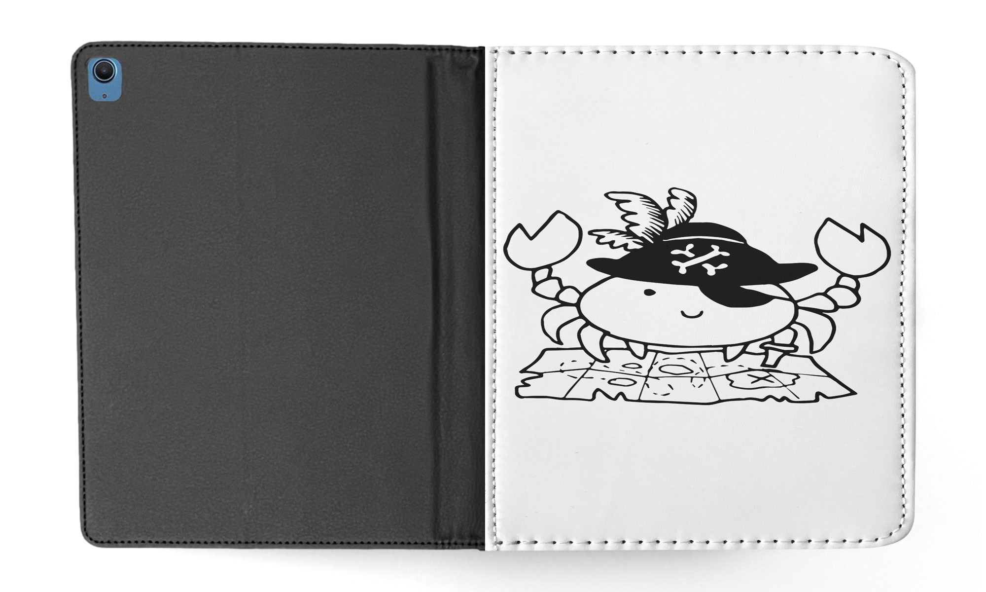 CASE COVER FOR APPLE IPAD|CUTE FUNNY PIRATE CRAB LOBSTER - Picture 14 of 55