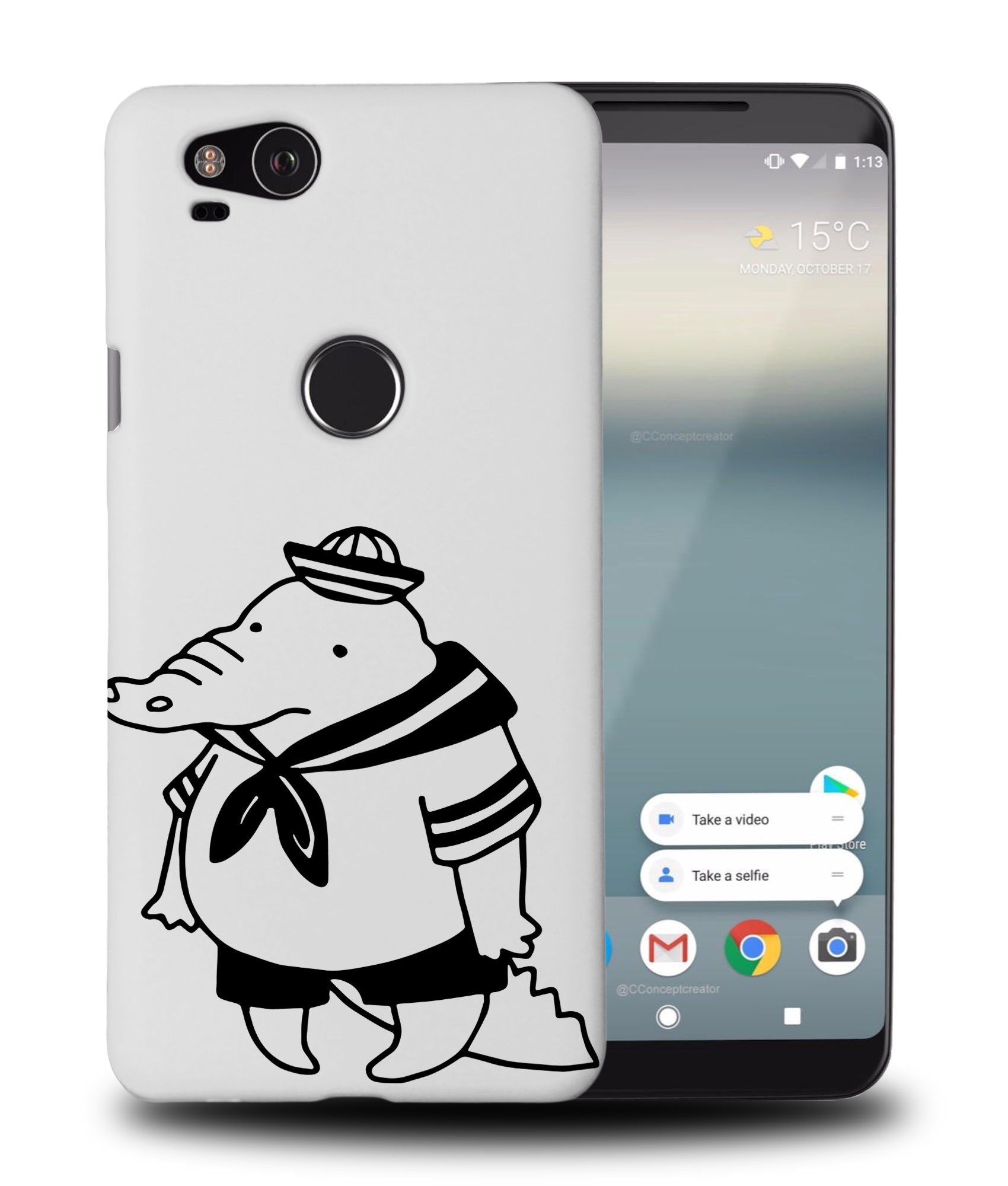 CASE COVER FOR GOOGLE PIXEL|CUTE FUNNY ALLIGATOR CROCODILE - 第 9/11 張圖片