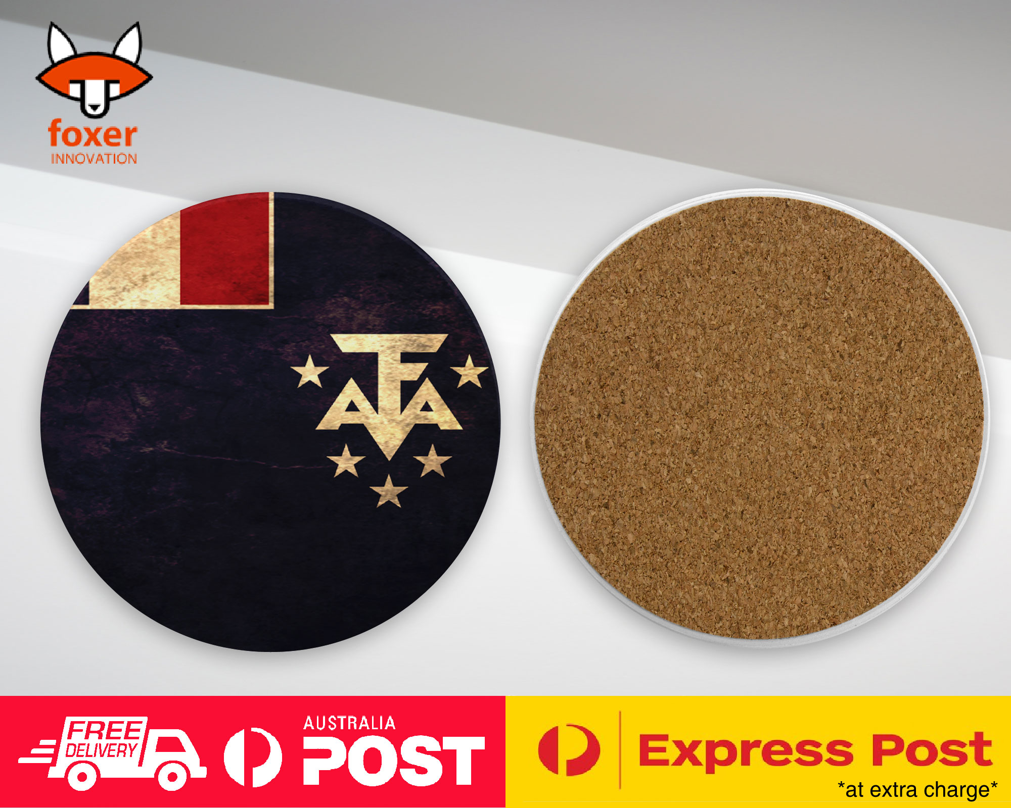 COASTER COFFEE DRINKING MAT|FRENCH SOUTHERN ANTARCTIC LANDS