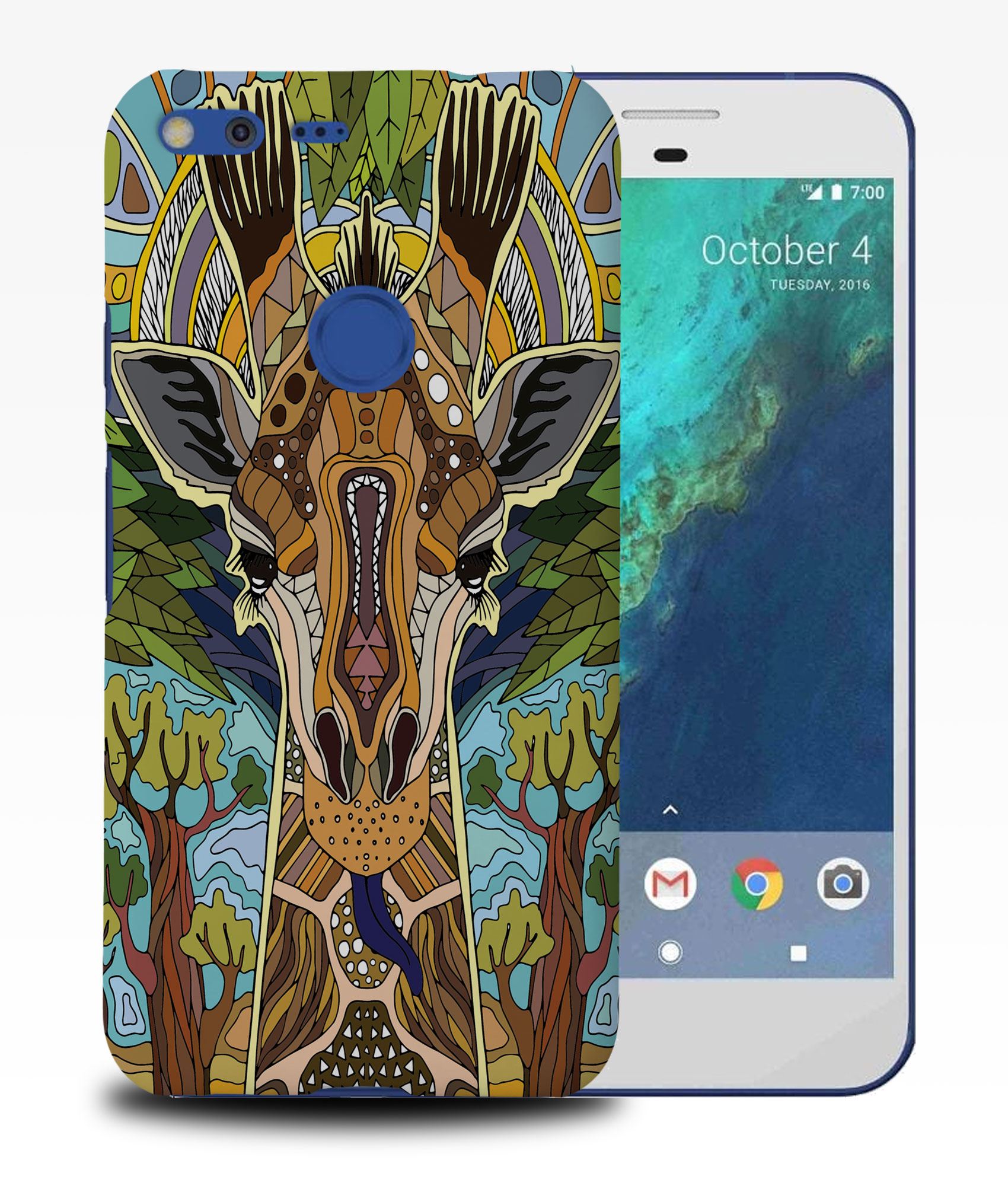 CASE COVER FOR GOOGLE PIXEL|AZTEC TRIBAL GIRAFFE GEOMETRIC #1 - 第 10/11 張圖片
