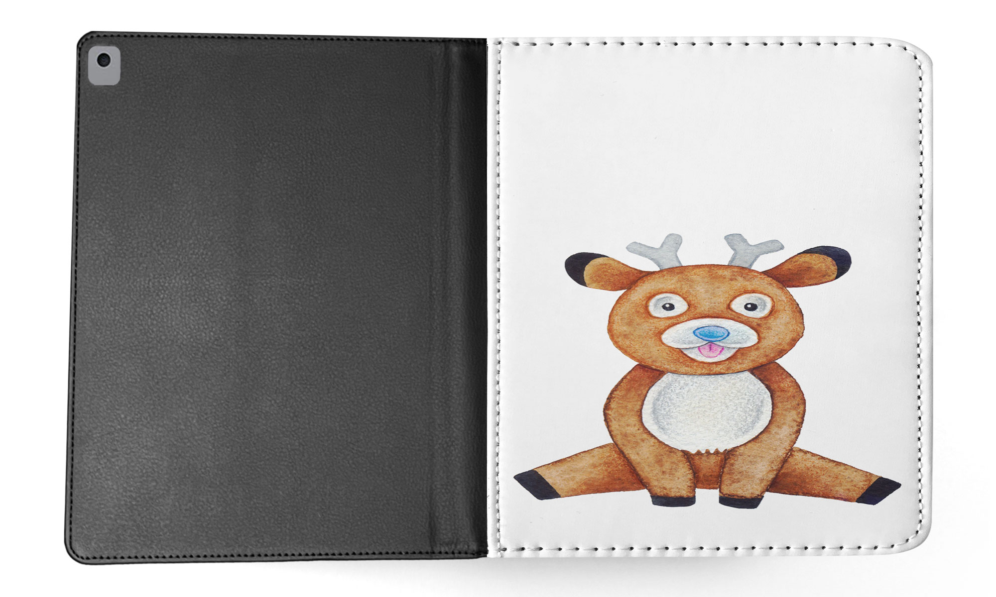 FUNDA FUNDA PARA APPLE IPAD|ACUARELA ANIMAL RENO #2 - Imagen 24 de 55