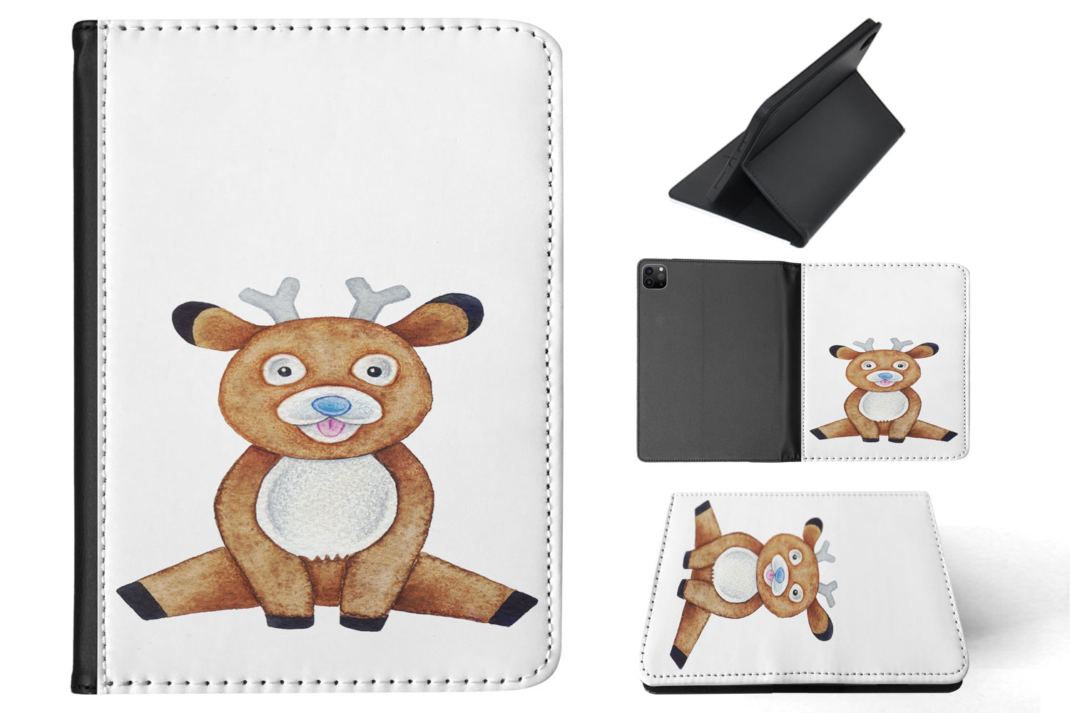 FUNDA FUNDA PARA APPLE IPAD|ACUARELA ANIMAL RENO #2 - Imagen 36 de 55