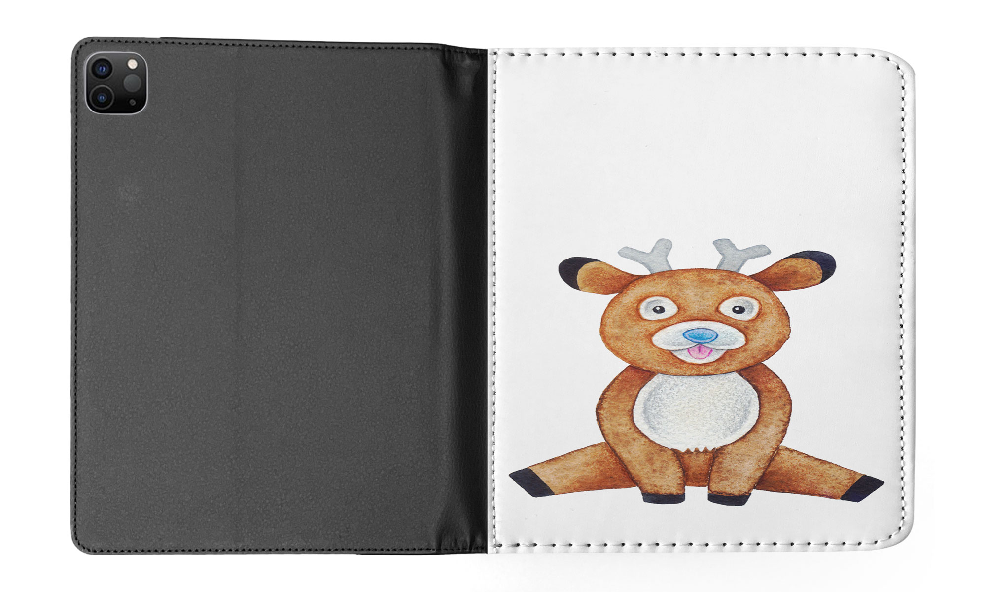 FUNDA FUNDA PARA APPLE IPAD|ACUARELA ANIMAL RENO #2 - Imagen 39 de 55