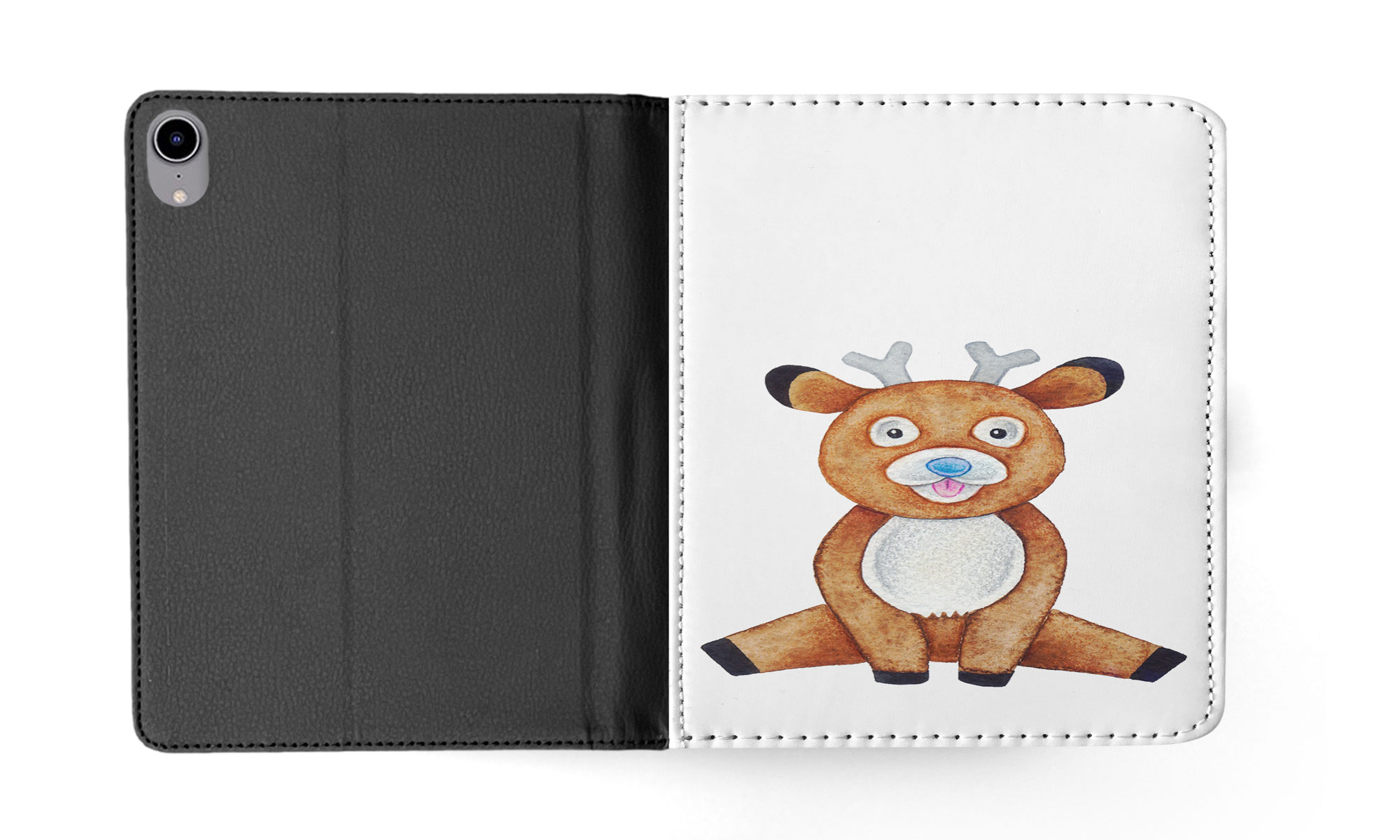 FUNDA FUNDA PARA APPLE IPAD|ACUARELA ANIMAL RENO #2 - Imagen 9 de 55