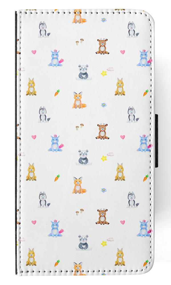 FLIP CASE FOR APPLE IPHONE|WATERCOLOR CUTE ANIMALS PATTERN - Picture 115 of 193