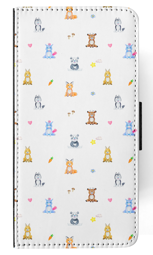 FLIP CASE FOR APPLE IPHONE|WATERCOLOR CUTE ANIMALS PATTERN - Picture 95 of 193