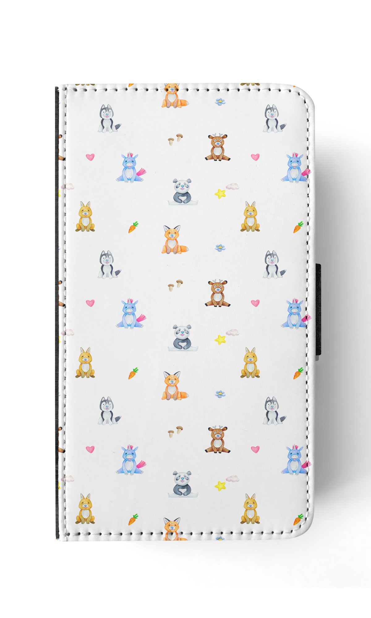 FLIP CASE FOR APPLE IPHONE|WATERCOLOR CUTE ANIMALS PATTERN - Picture 170 of 193