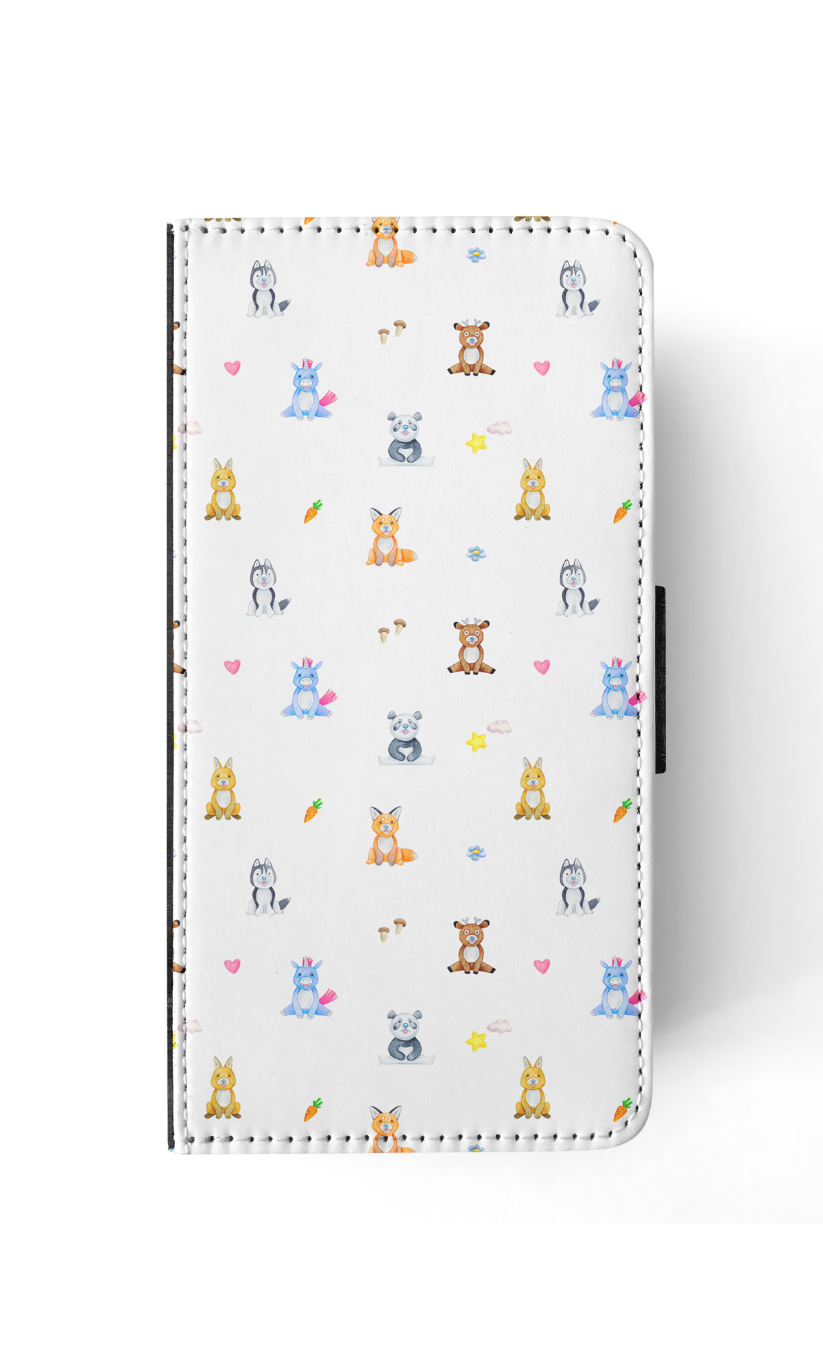 FLIP CASE FOR APPLE IPHONE|WATERCOLOR CUTE ANIMALS PATTERN - Picture 82 of 193
