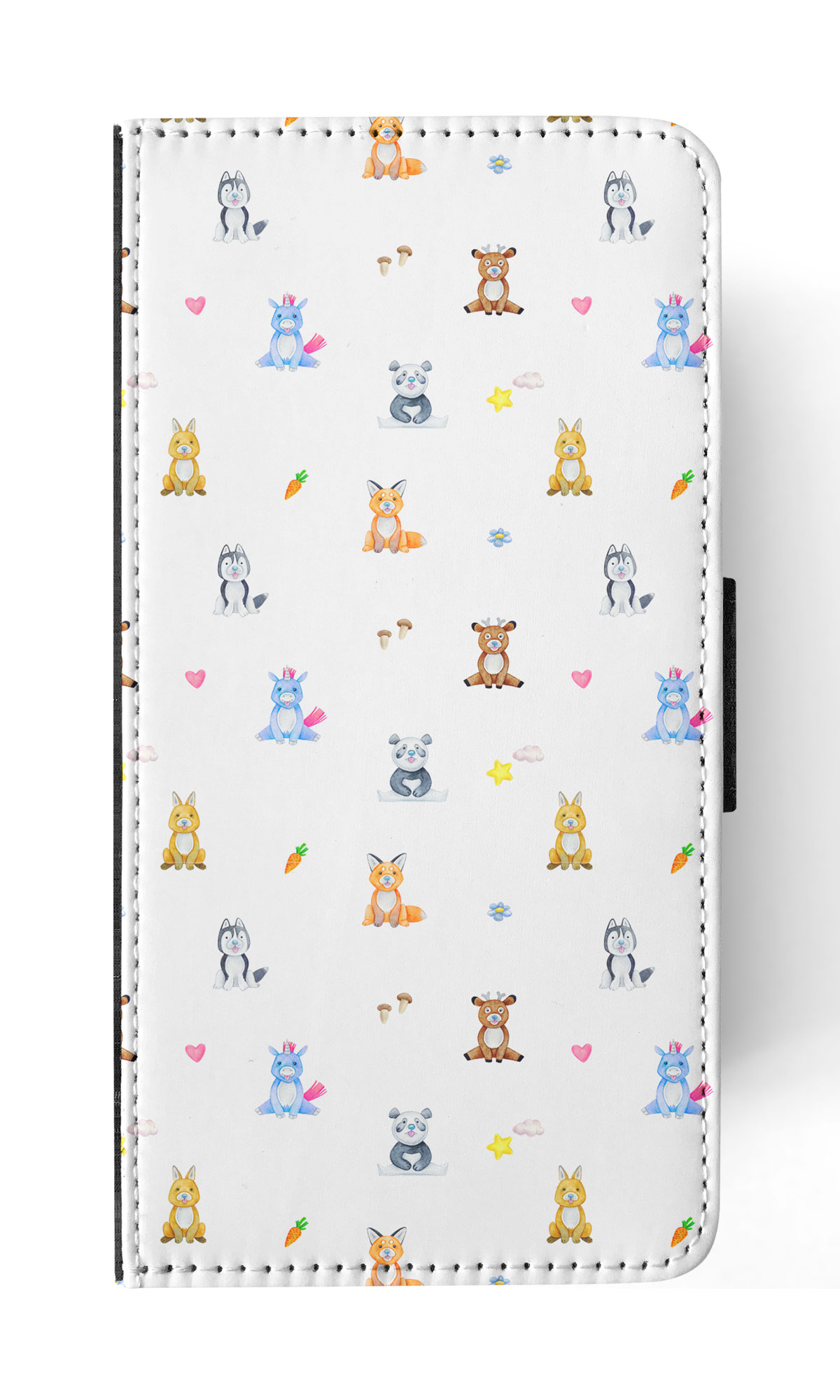 FLIP CASE FOR APPLE IPHONE|WATERCOLOR CUTE ANIMALS PATTERN - Picture 52 of 193