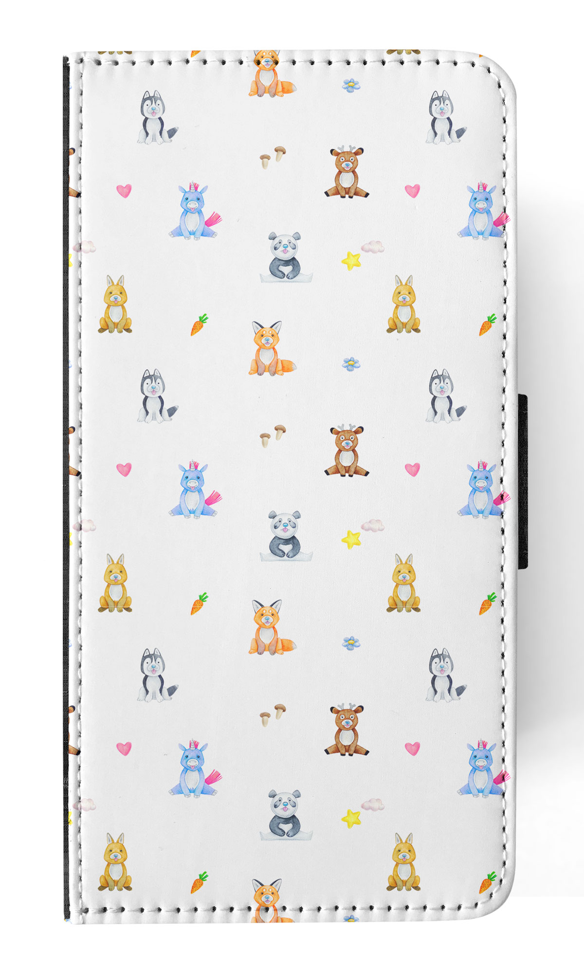 FLIP CASE FOR APPLE IPHONE|WATERCOLOR CUTE ANIMALS PATTERN - Picture 47 of 193