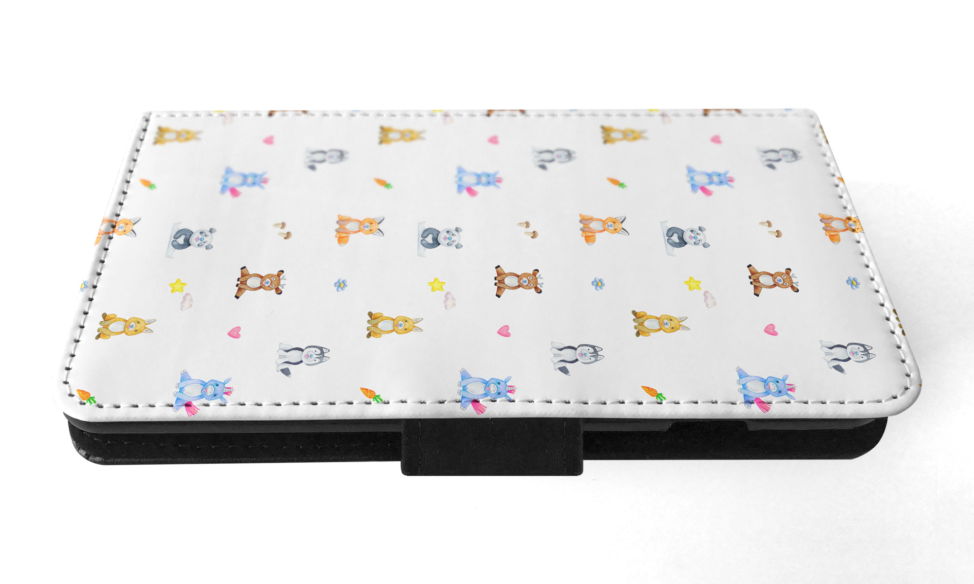 FLIP CASE FOR APPLE IPHONE|WATERCOLOR CUTE ANIMALS PATTERN - Picture 48 of 193