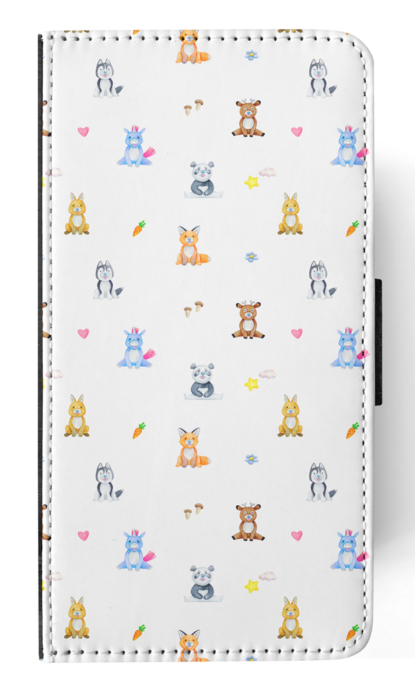 FLIP CASE FOR APPLE IPHONE|WATERCOLOR CUTE ANIMALS PATTERN - Picture 150 of 193