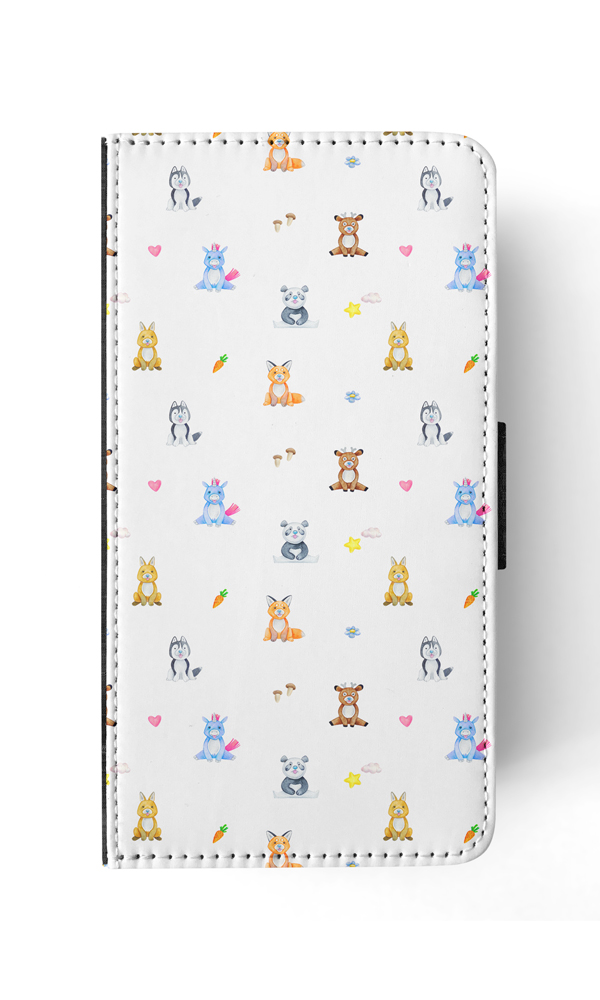 FLIP CASE FOR APPLE IPHONE|WATERCOLOR CUTE ANIMALS PATTERN - Picture 135 of 193