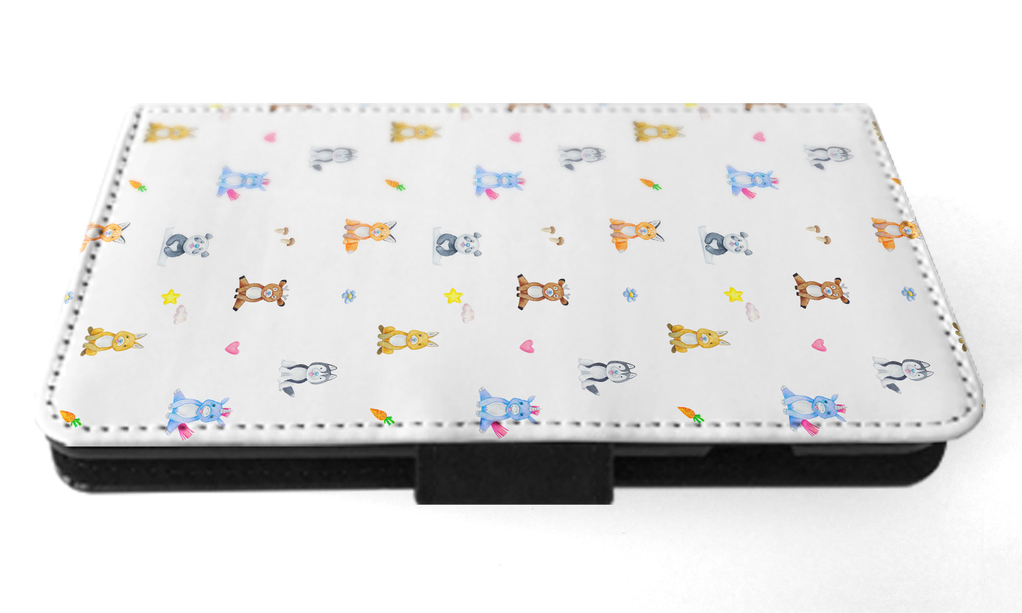 FLIP CASE FOR APPLE IPHONE|WATERCOLOR CUTE ANIMALS PATTERN - Picture 28 of 193