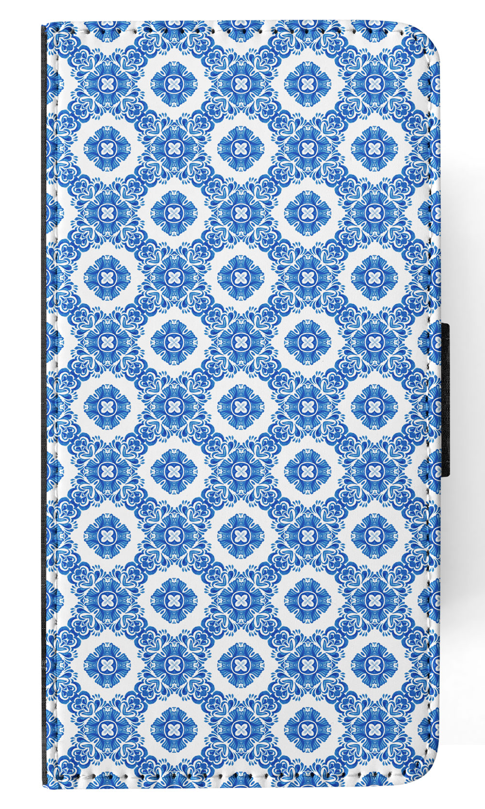 FLIP CASE FOR SAMSUNG GALAXY|BLUE MEDITERRANEAN PATTERN #5 - Picture 62 of 120