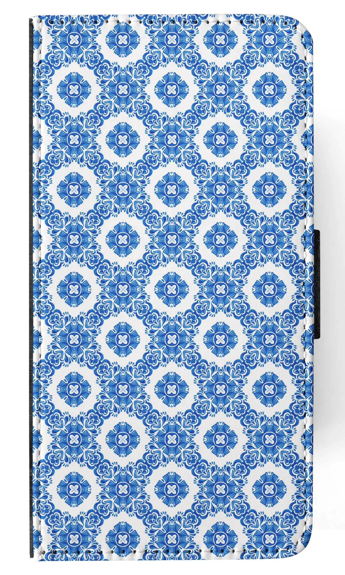 FLIP CASE FOR SAMSUNG GALAXY|BLUE MEDITERRANEAN PATTERN #5 - Picture 7 of 120