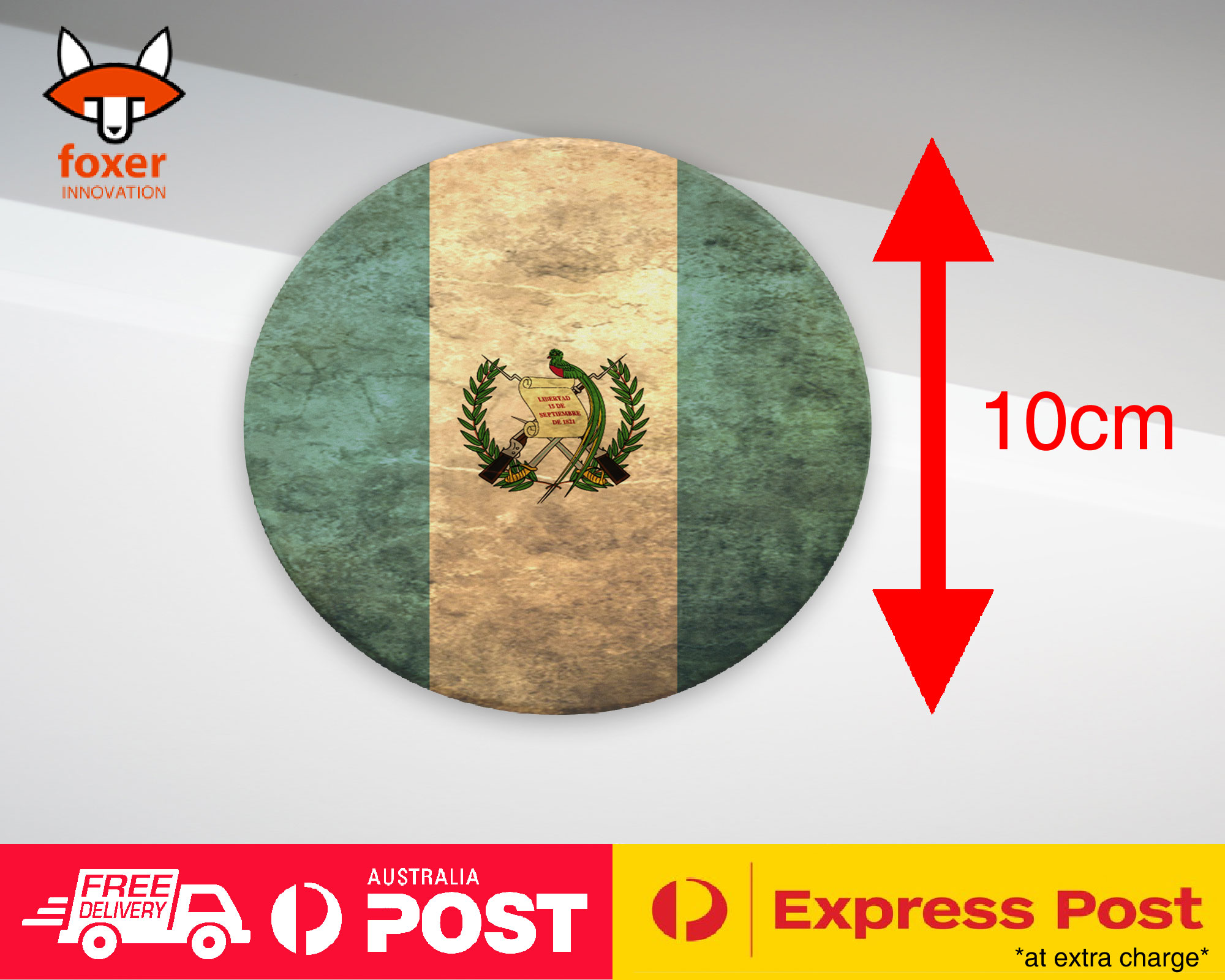 COASTER COFFEE DRINKING MAT|GUATEMALA COUNTRY FLAG 59