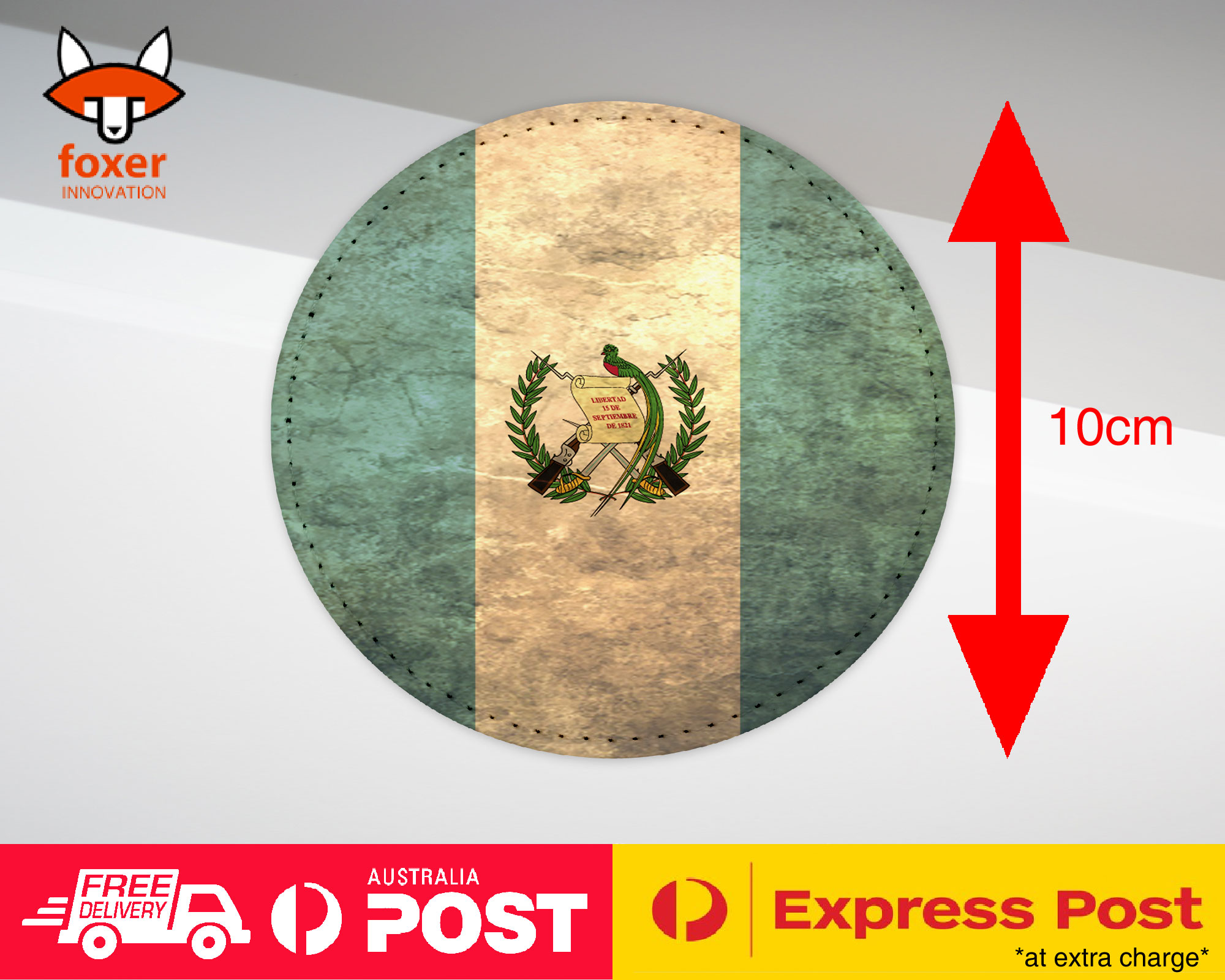 COASTER COFFEE DRINKING MAT|GUATEMALA COUNTRY FLAG 59