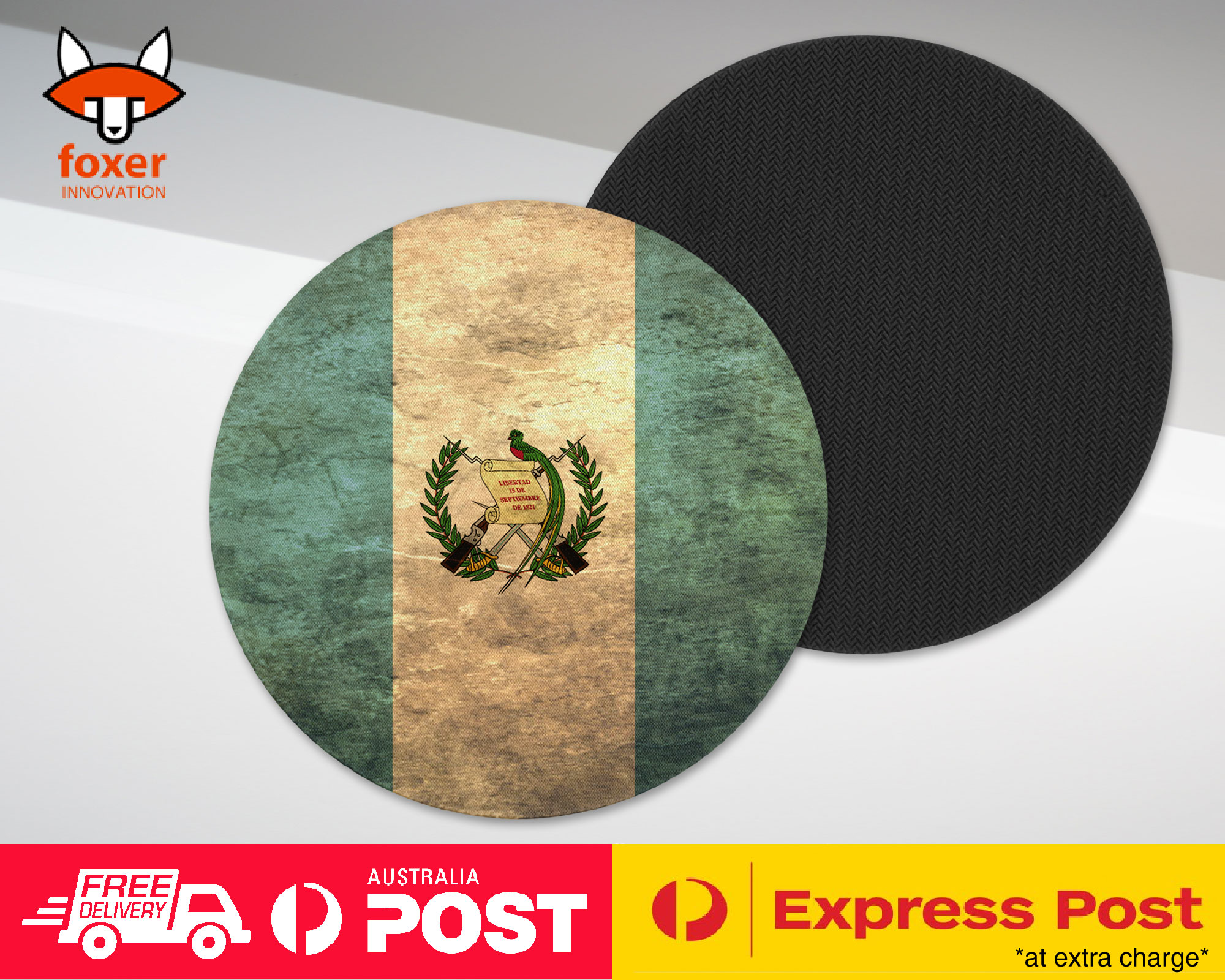 COASTER COFFEE DRINKING MAT|GUATEMALA COUNTRY FLAG 59