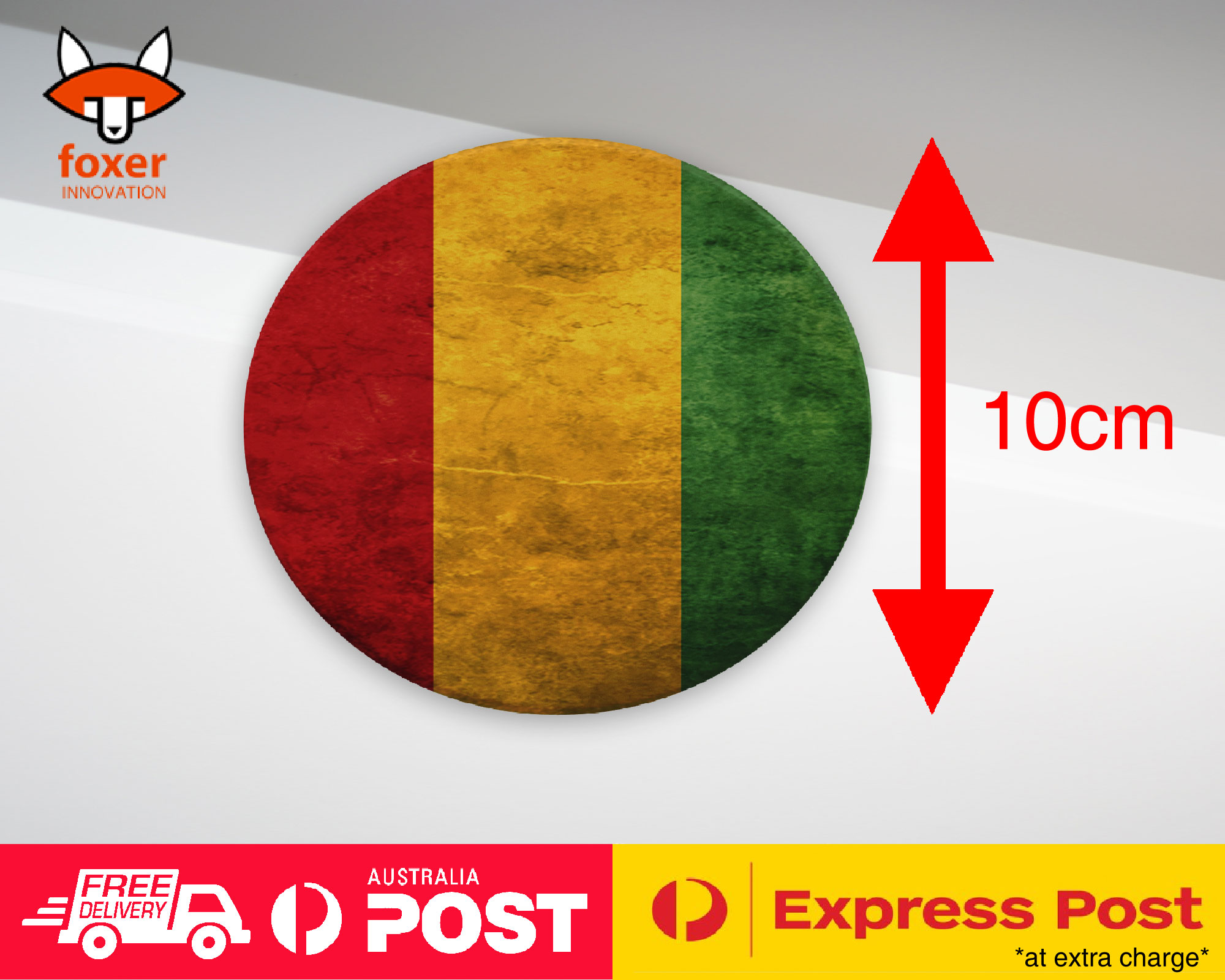 COASTER COFFEE DRINKING MAT|GUINEA COUNTRY FLAG 60