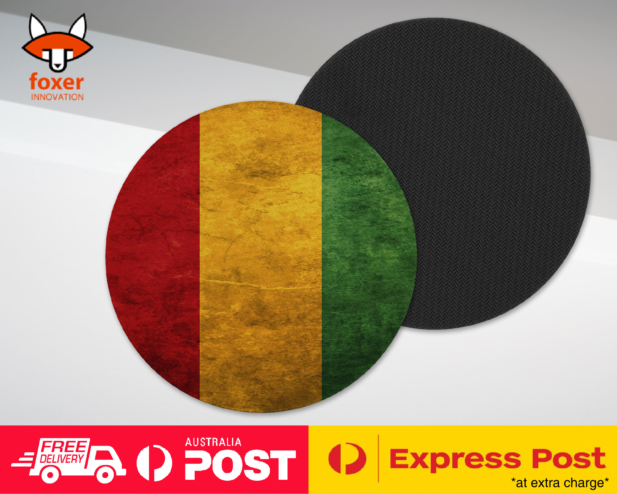 COASTER COFFEE DRINKING MAT|GUINEA COUNTRY FLAG 60