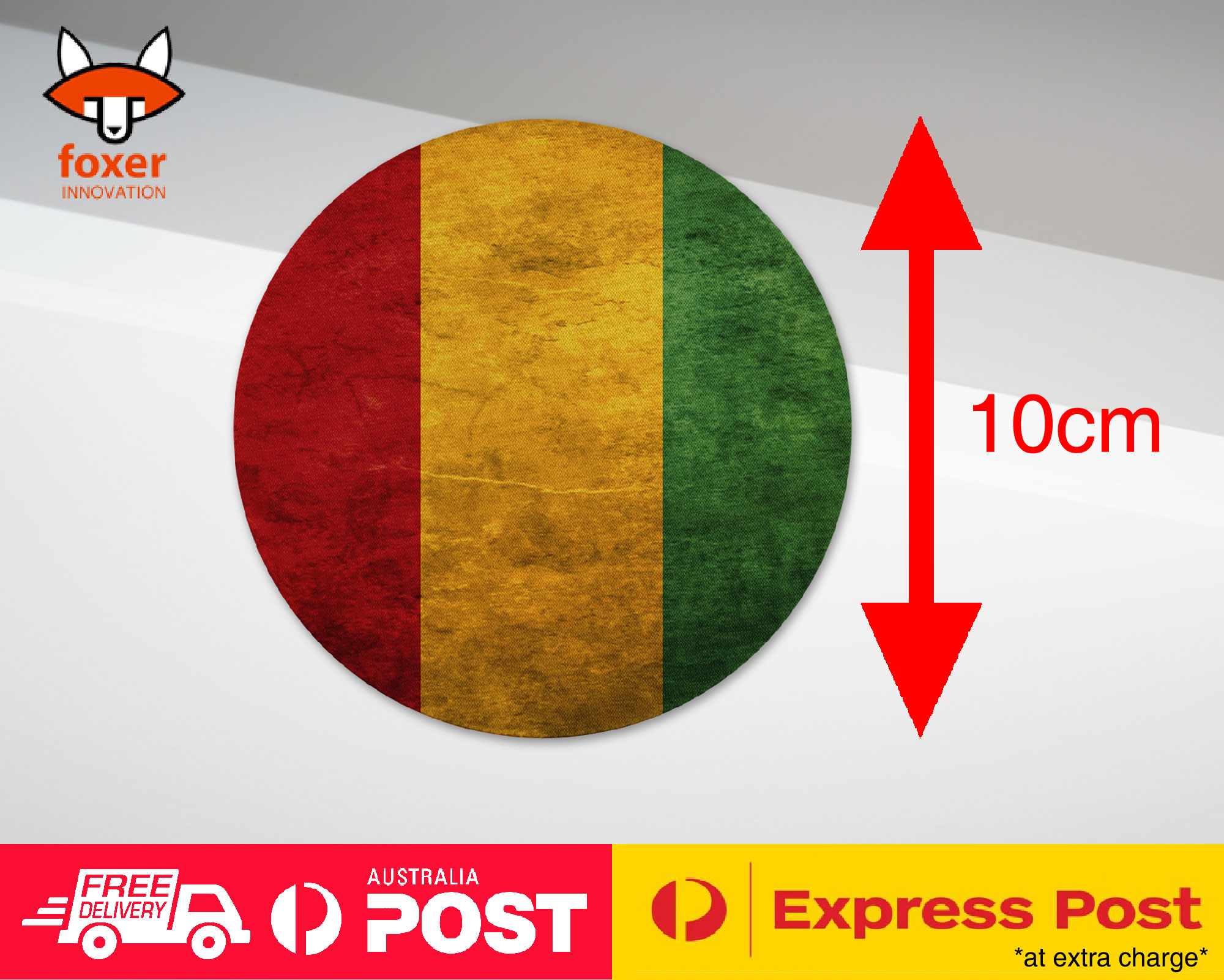 COASTER COFFEE DRINKING MAT|GUINEA COUNTRY FLAG 60