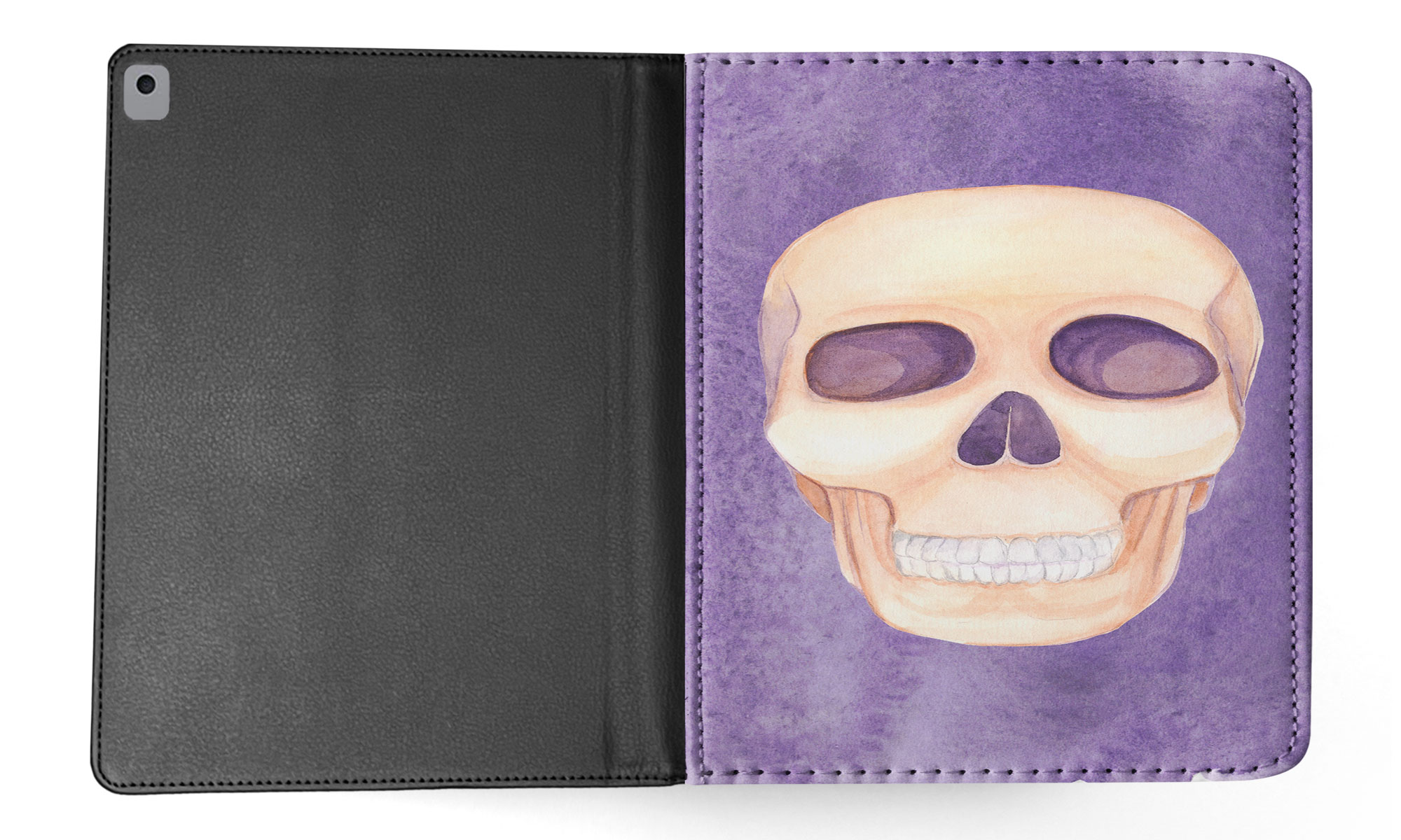 FUNDA FUNDA PARA APPLE IPAD|CALAVERA ACUARELA #1 - Imagen 24 de 55