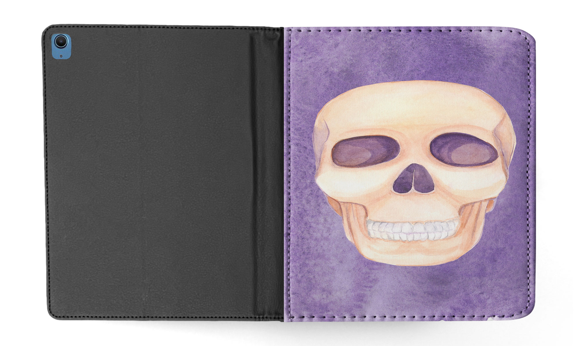 FUNDA FUNDA PARA APPLE IPAD|CALAVERA ACUARELA #1 - Imagen 14 de 55