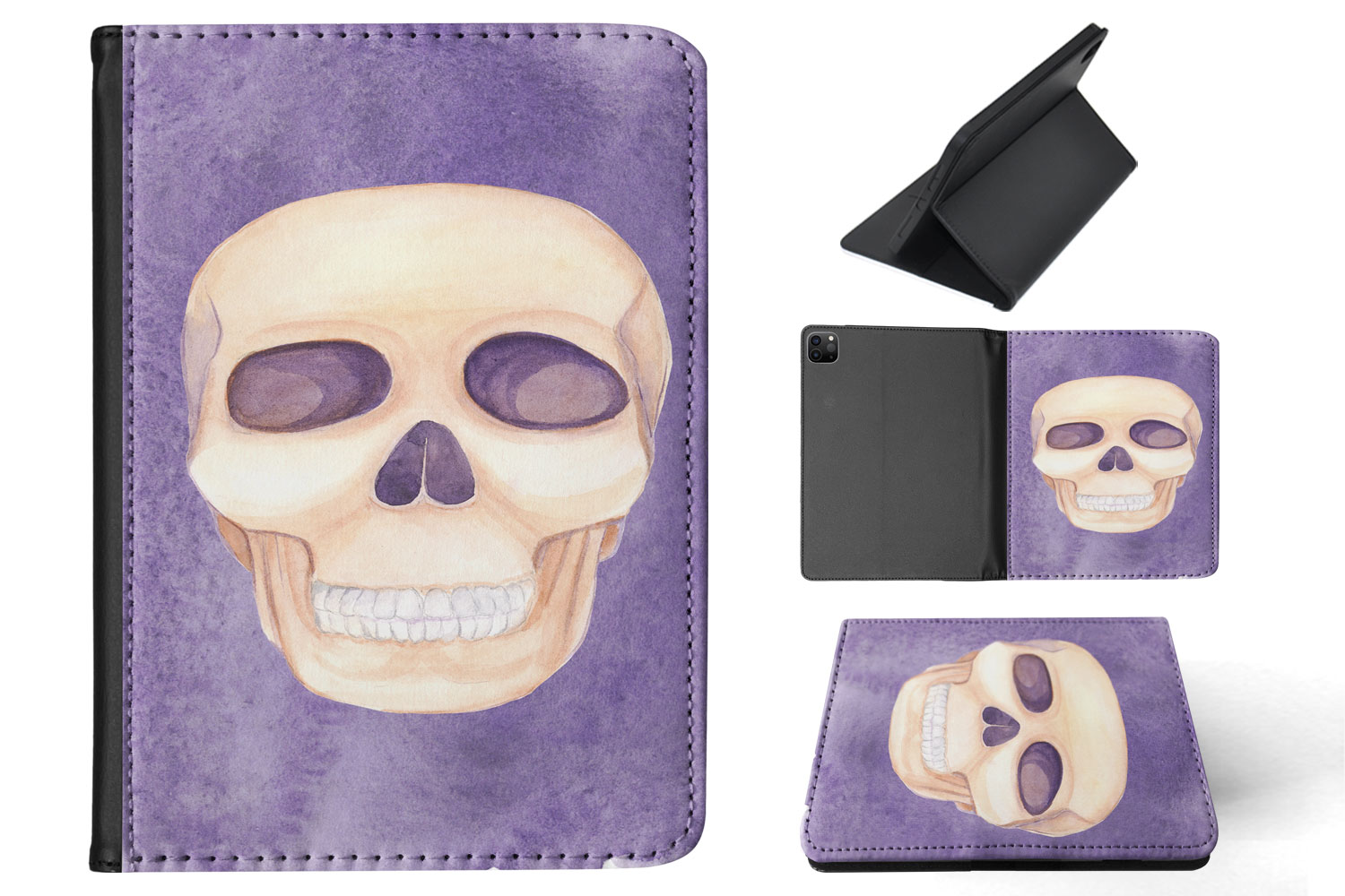 FUNDA FUNDA PARA APPLE IPAD|CALAVERA ACUARELA #1 - Imagen 36 de 55