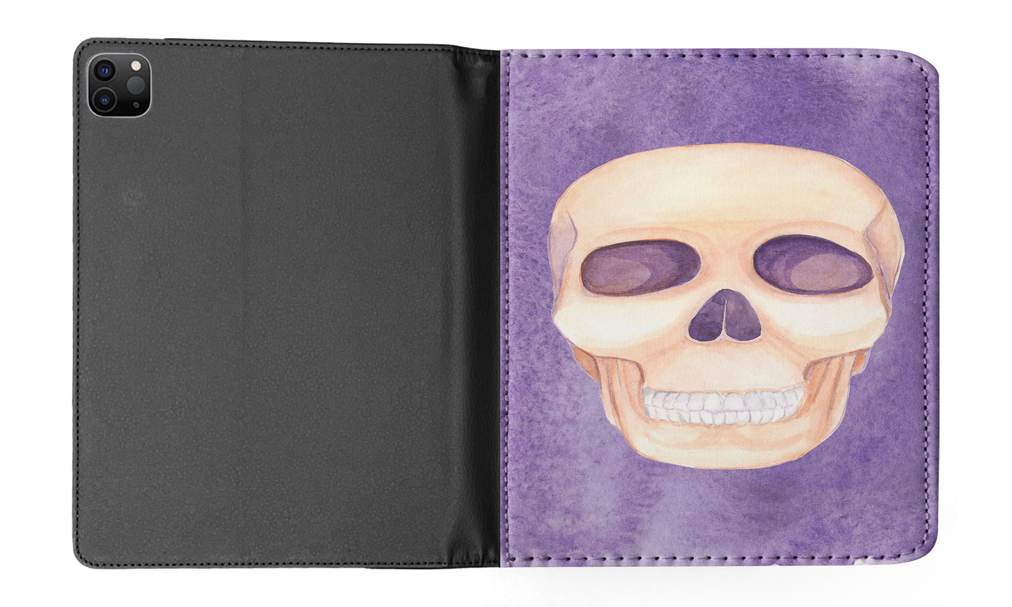 FUNDA FUNDA PARA APPLE IPAD|CALAVERA ACUARELA #1 - Imagen 39 de 55