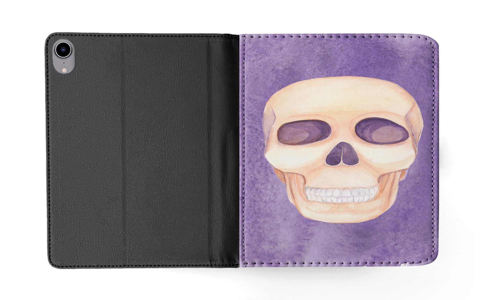 FUNDA FUNDA PARA APPLE IPAD|CALAVERA ACUARELA #1 - Imagen 9 de 55