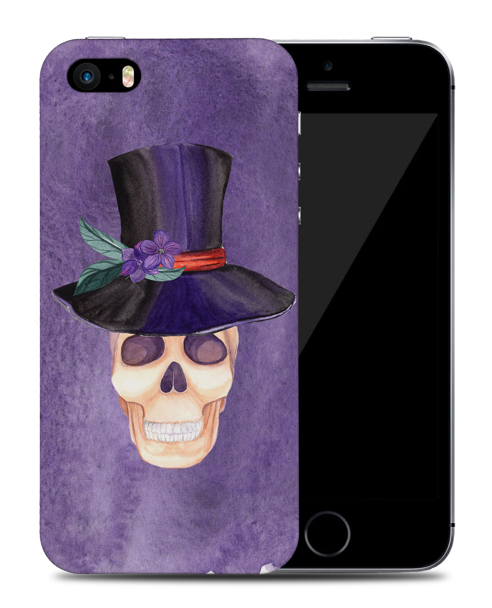 CASE COVER FOR APPLE IPHONE|WATERCOLOR SKULL #2 - Bild 38 von 44