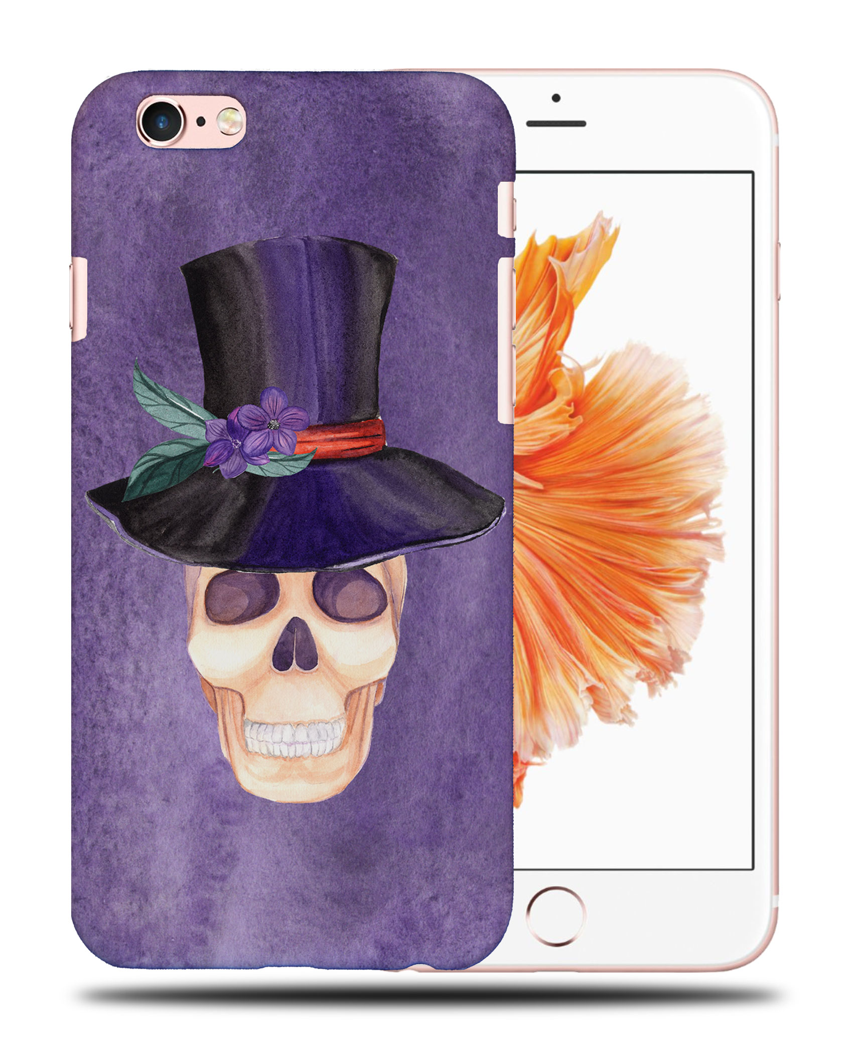 CASE COVER FOR APPLE IPHONE|WATERCOLOR SKULL #2 - Bild 35 von 44